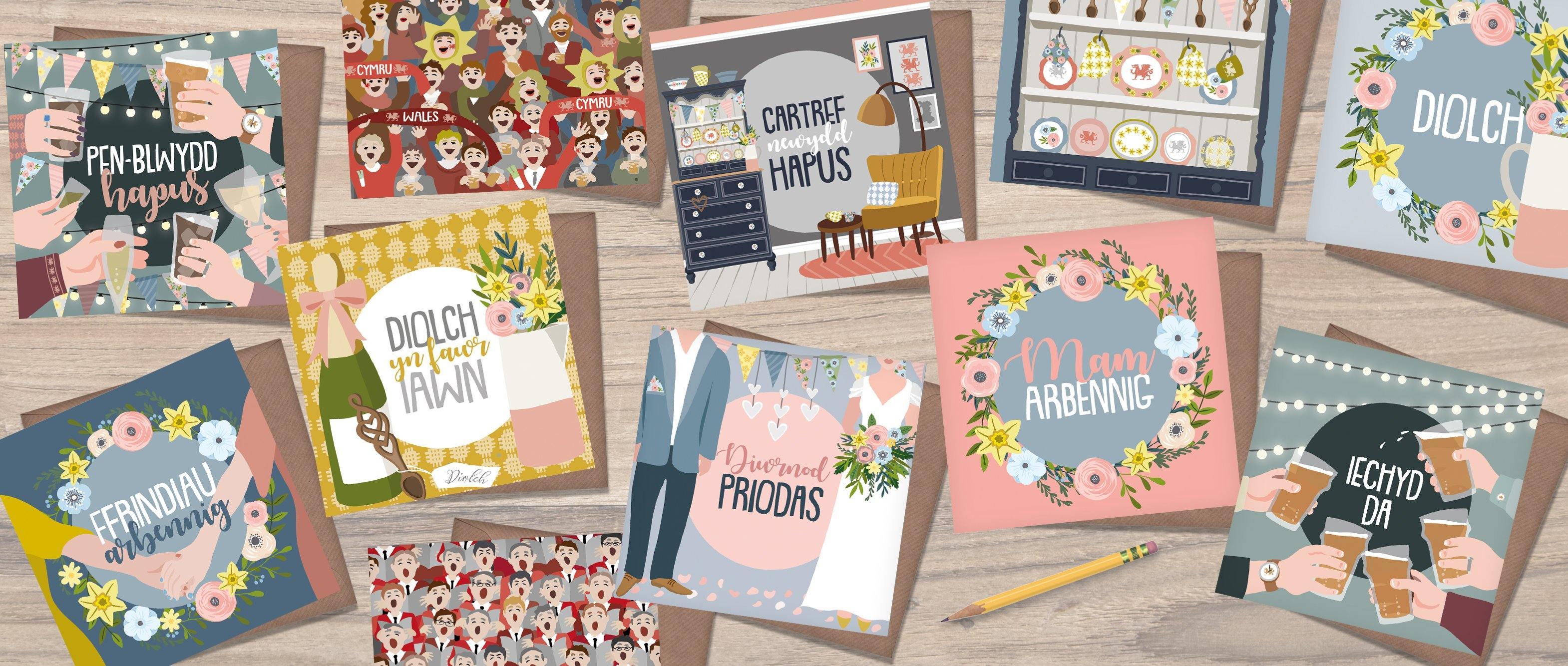 Welsh Greetings Cards - Max Rocks