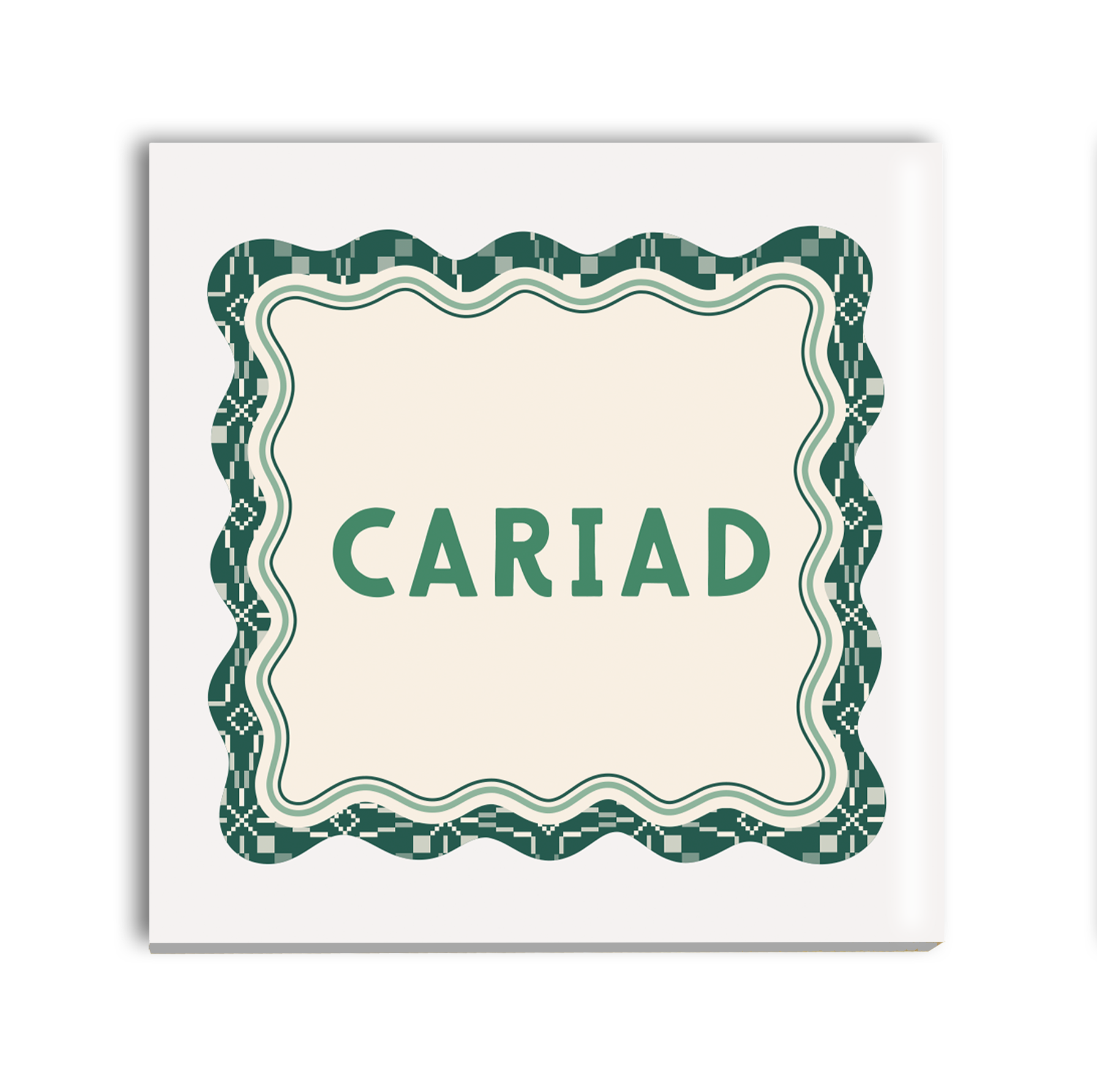 Blue Cariad Coaster