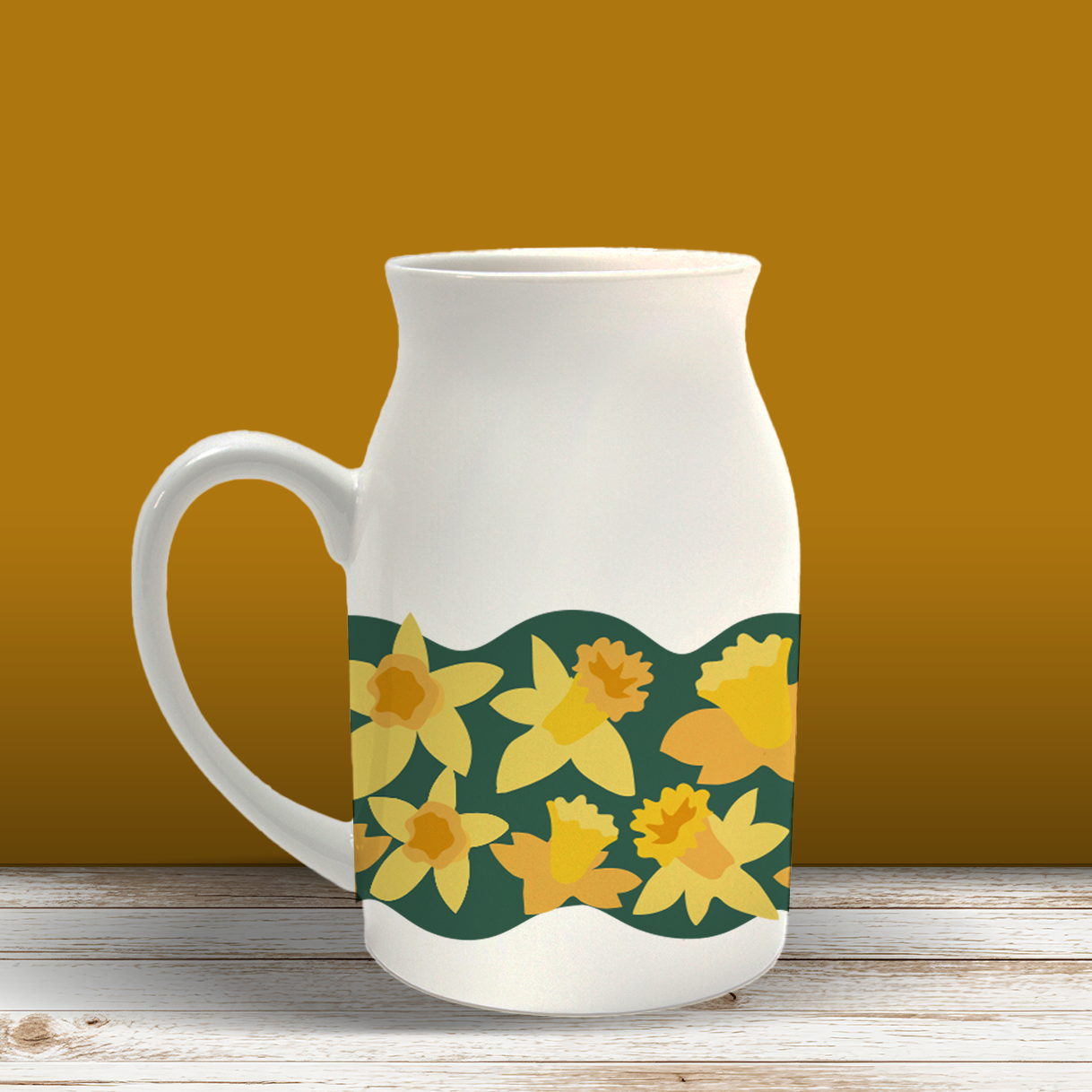 Daffodil Blossom Milk Jug