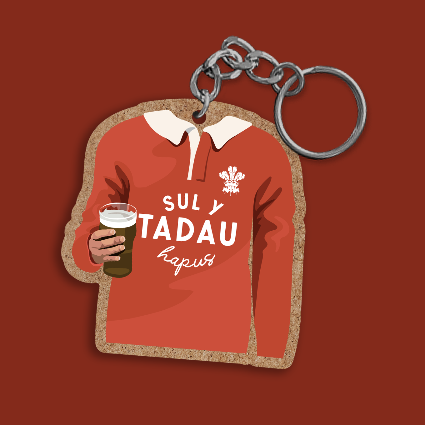 Welsh Jersey Keyring