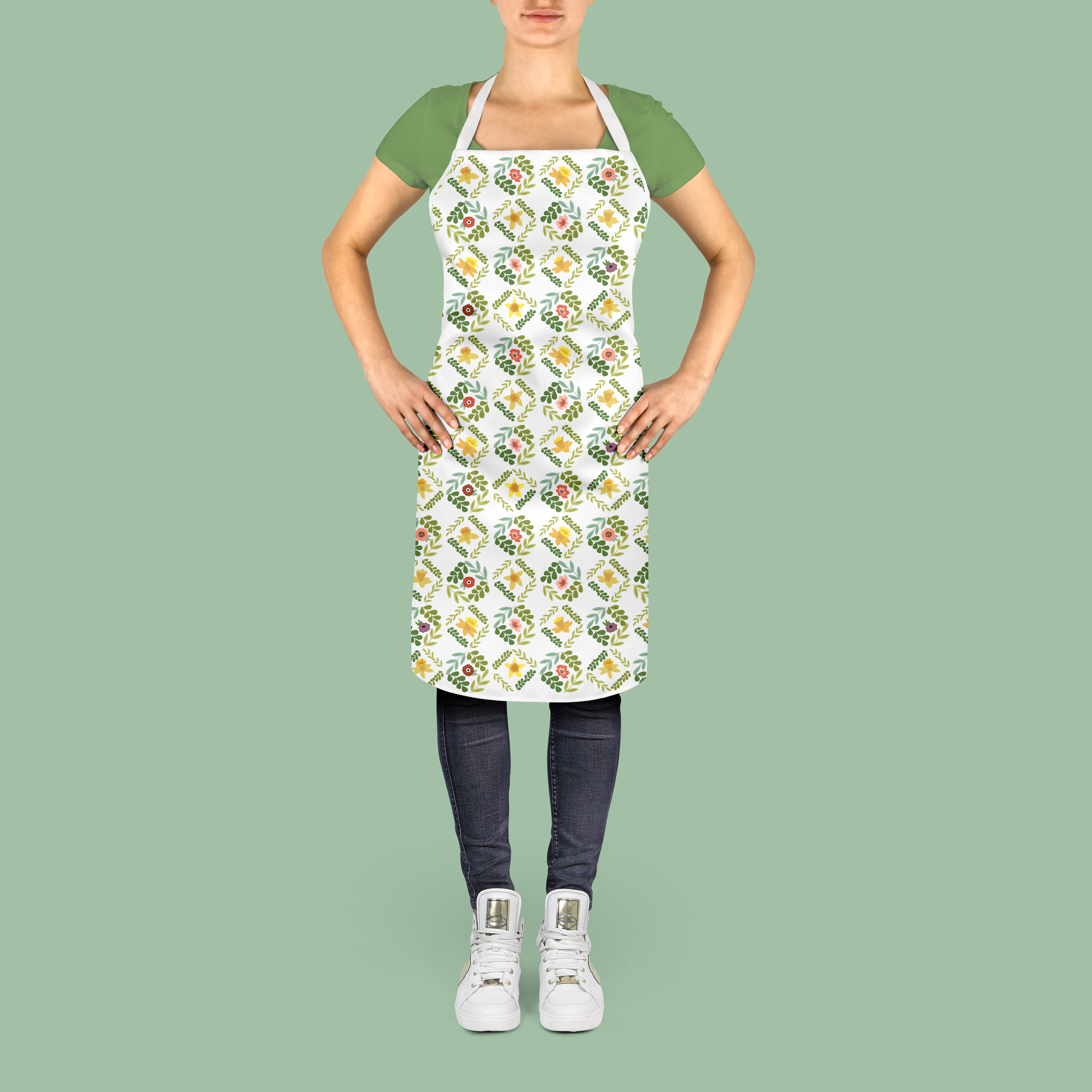 Welsh Blooms Apron