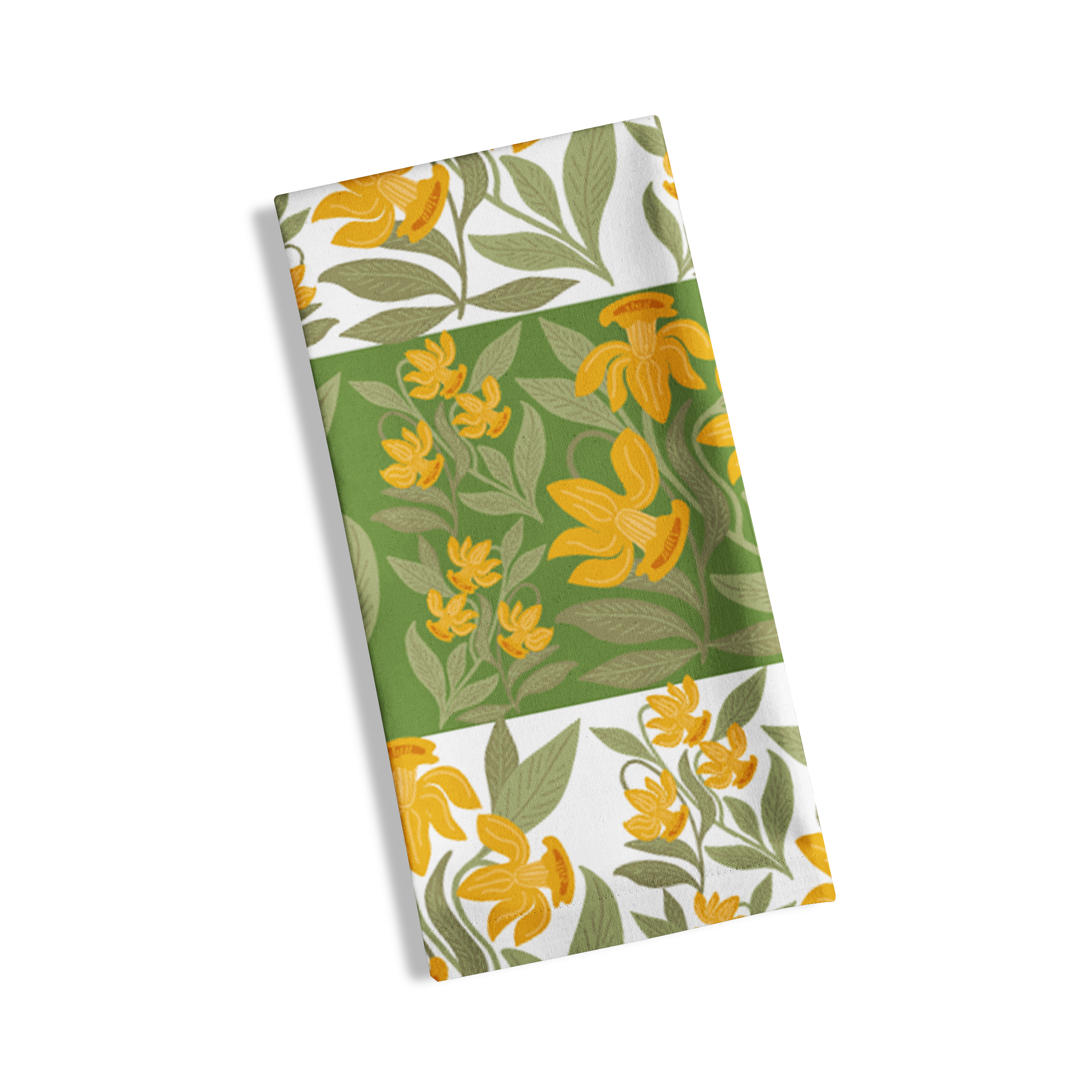 Daffoldil Bloom Tea towel