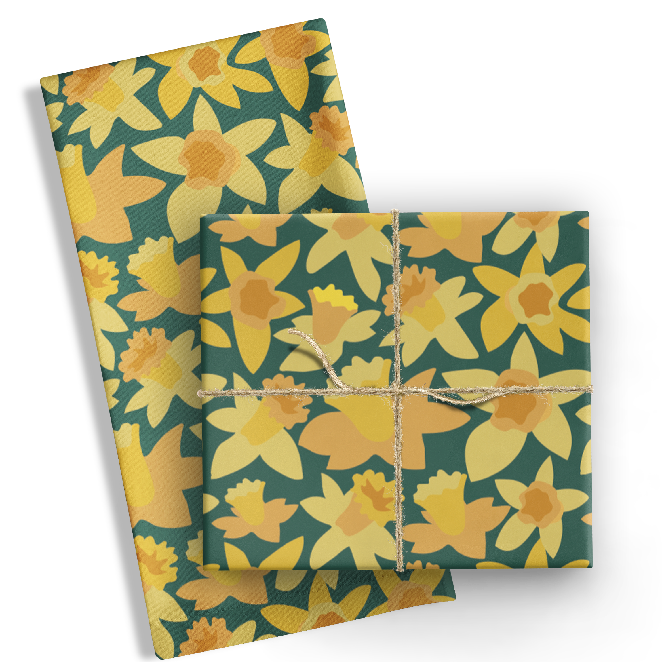 Daffodil Blossom Tea Towel