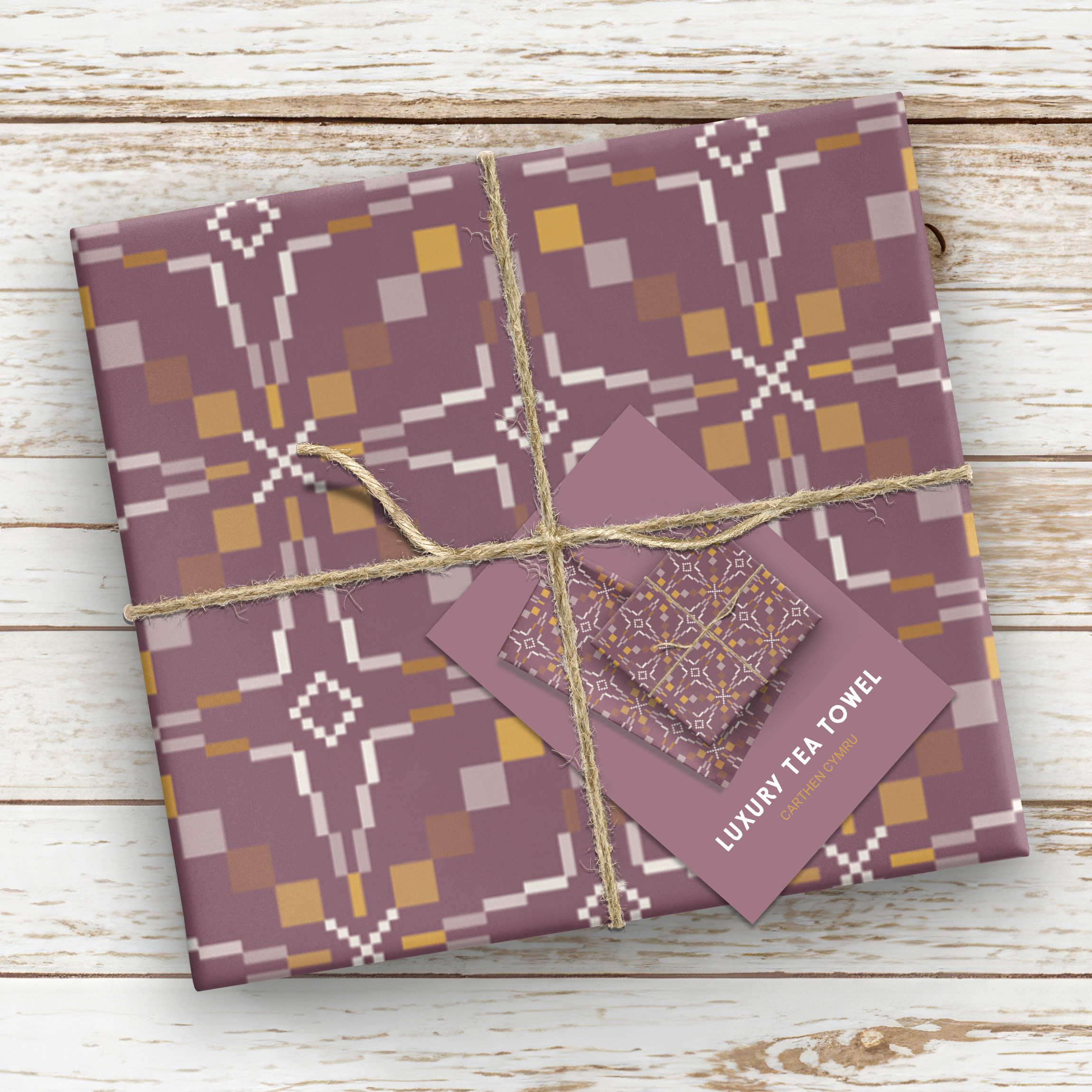 Carthen Cymru Tea Towel