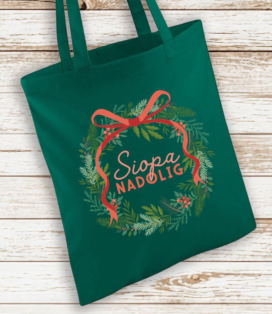 Siopa Wreath Tote Bag