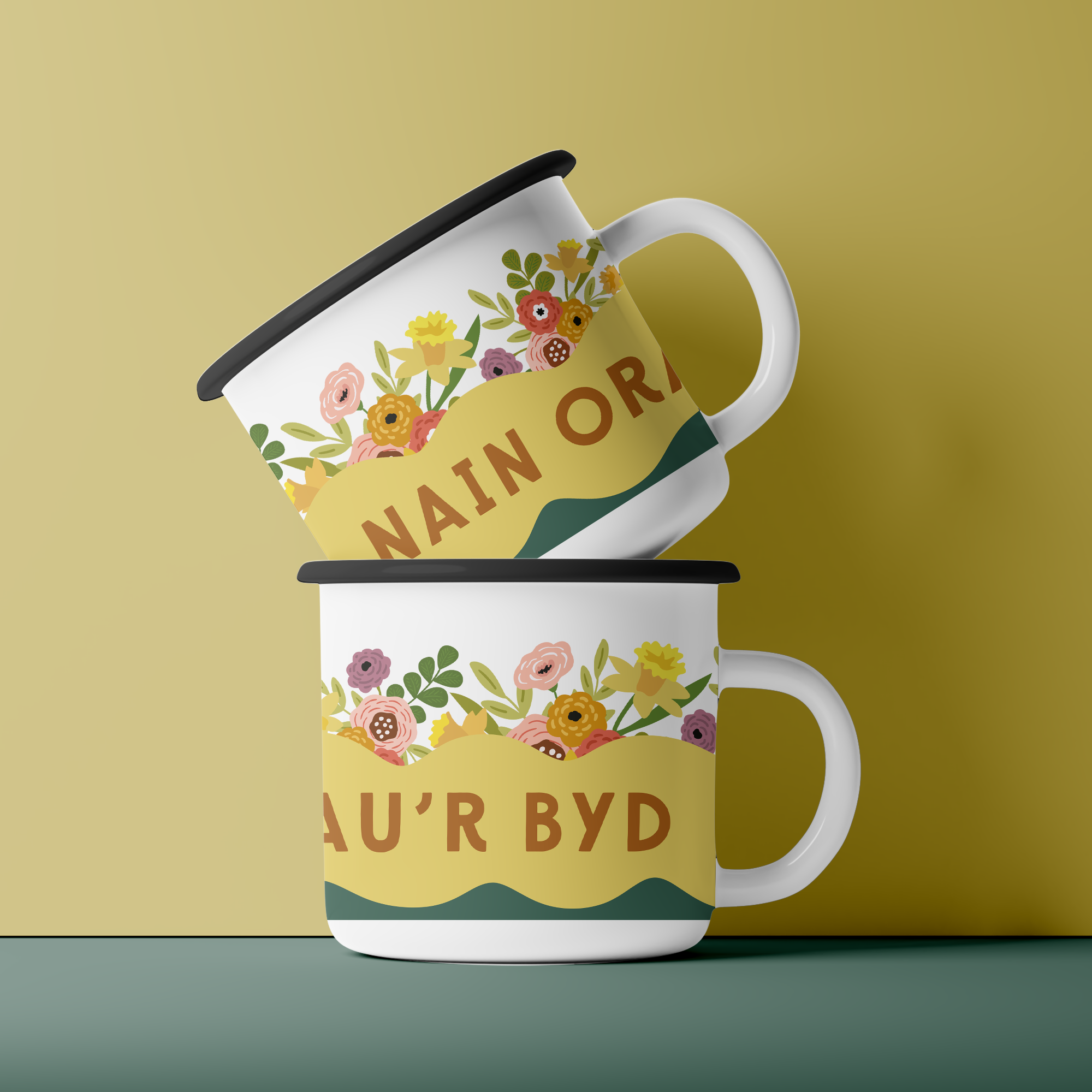 Nain Blodau Mug