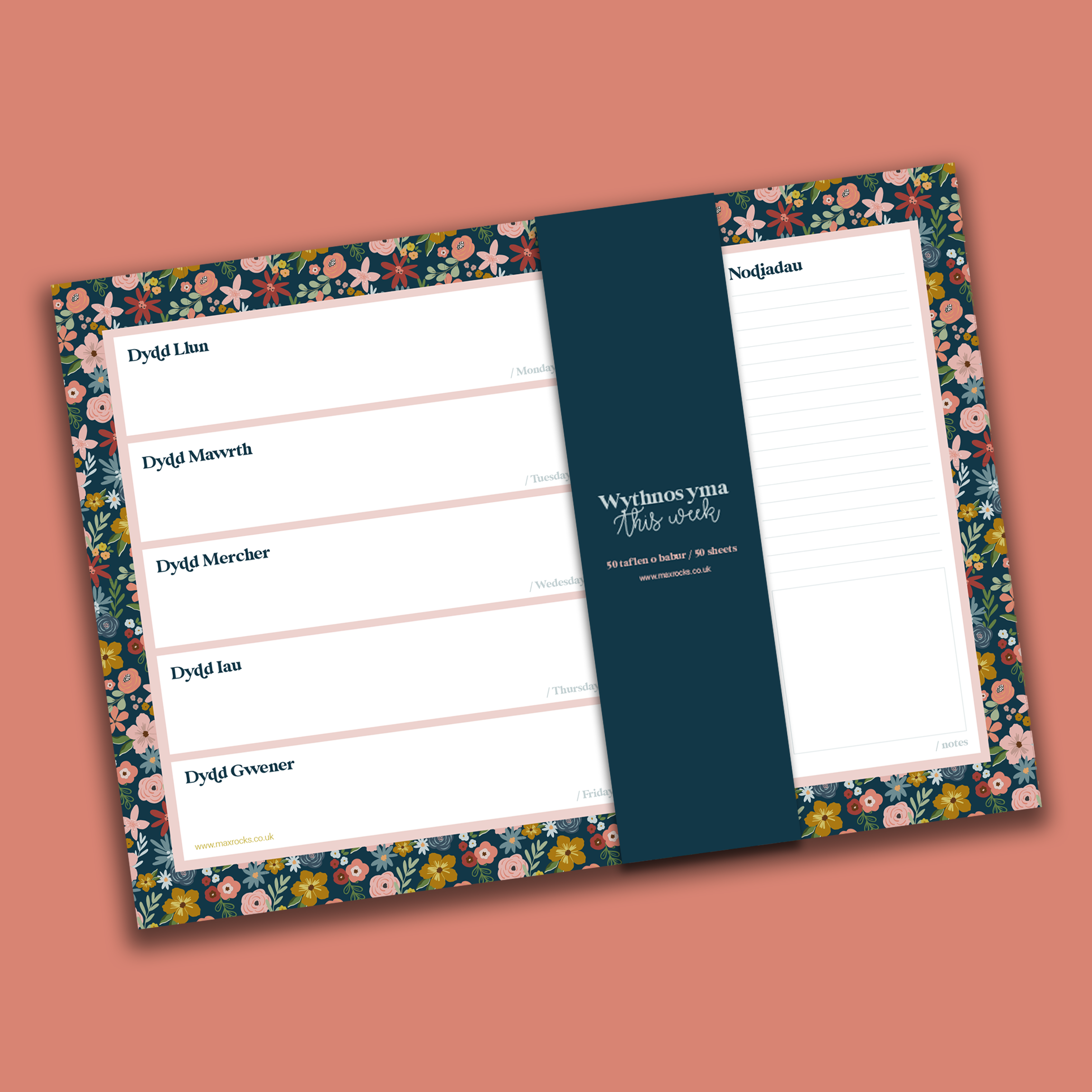 Wythnos Yma / This Week Notepad
