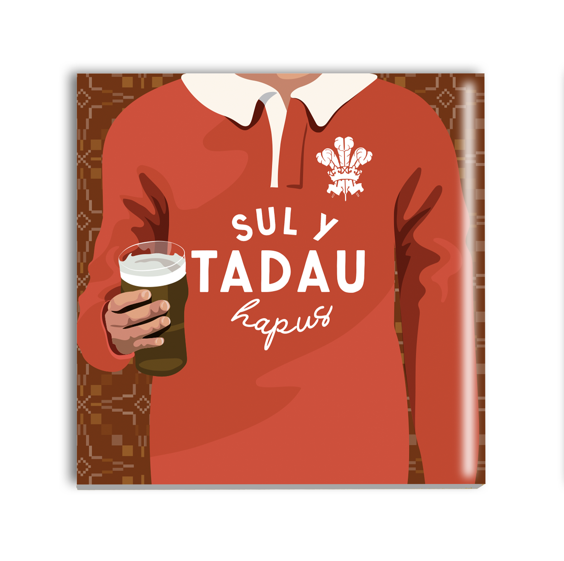 Rugby Supporter coaster