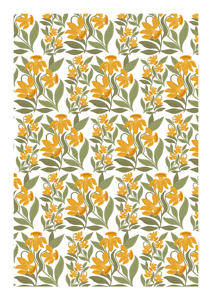 Daffodil Bloom A4 Print