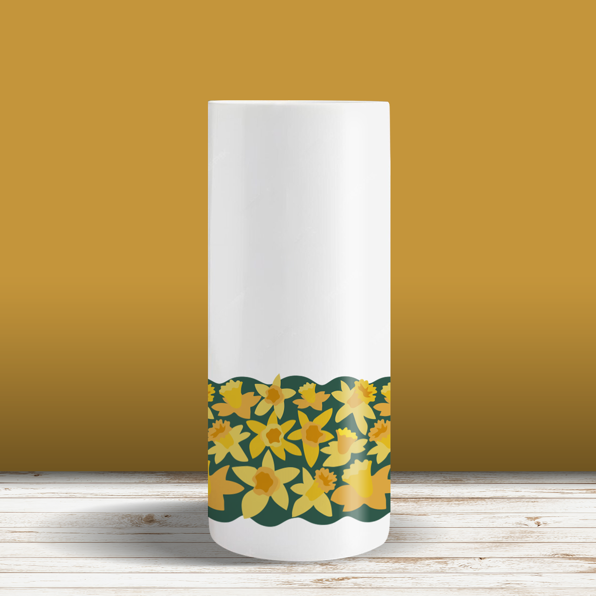 Daffodil Blossom Tall Vase