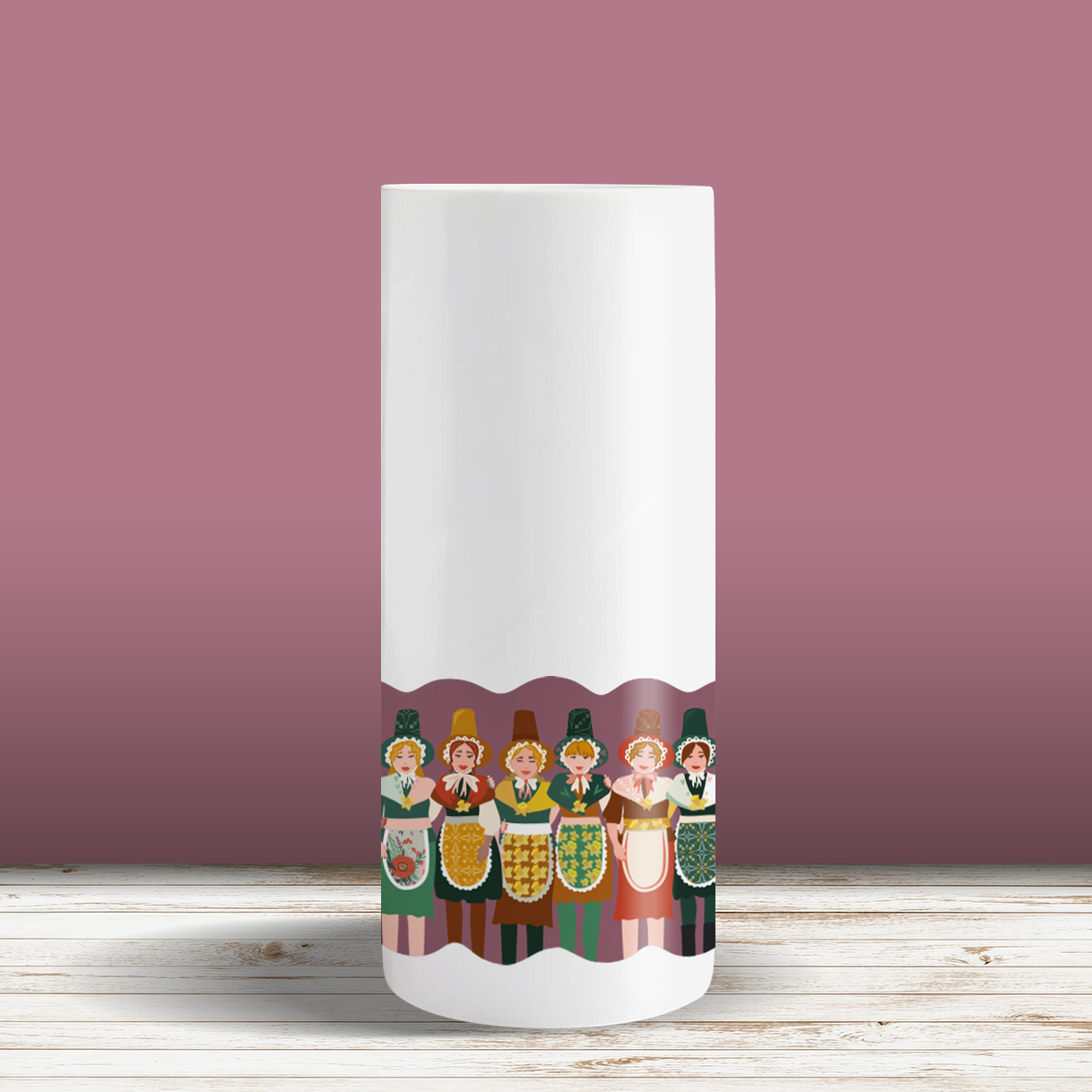 Cymru Queens Tall Vase