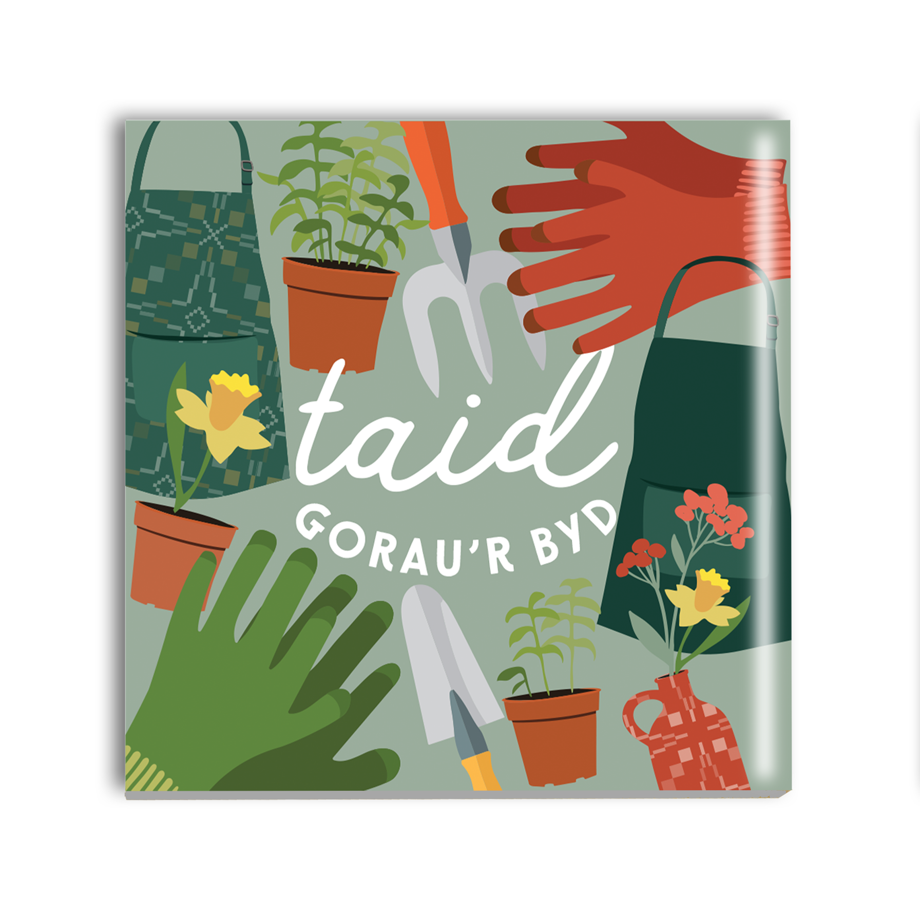 Taid Garden Patch coaster