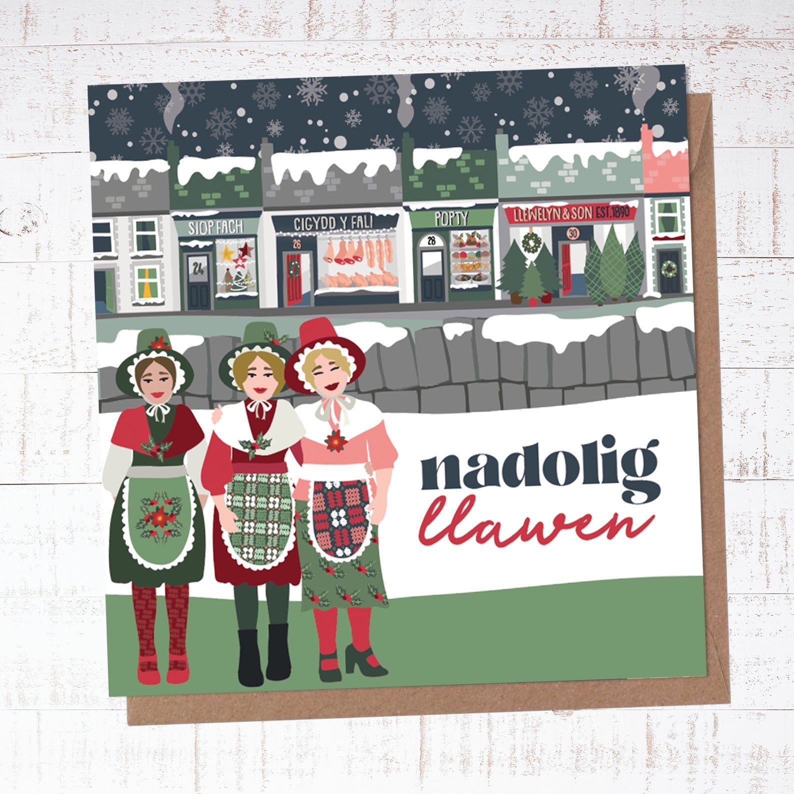 Nadolig Llawen scene / Merry Christmas from Wales