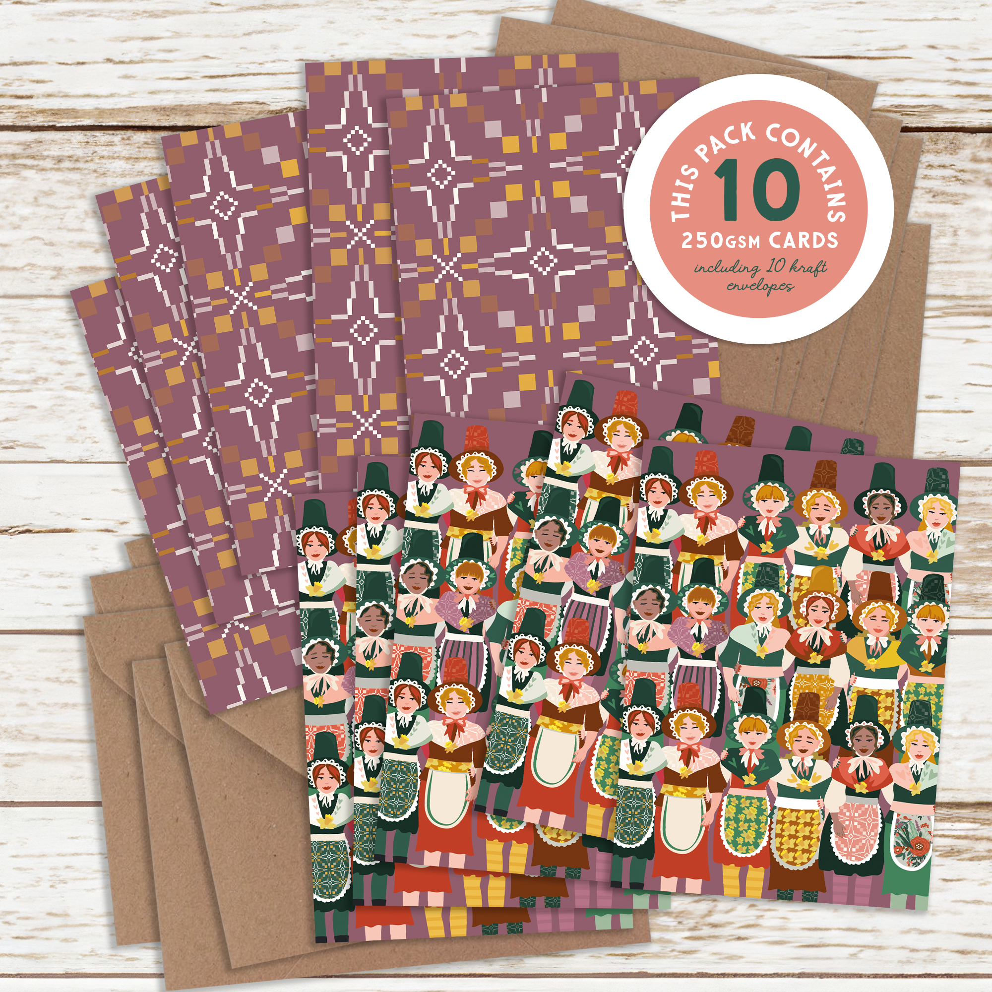 Cymru Queens A7 Card Pack