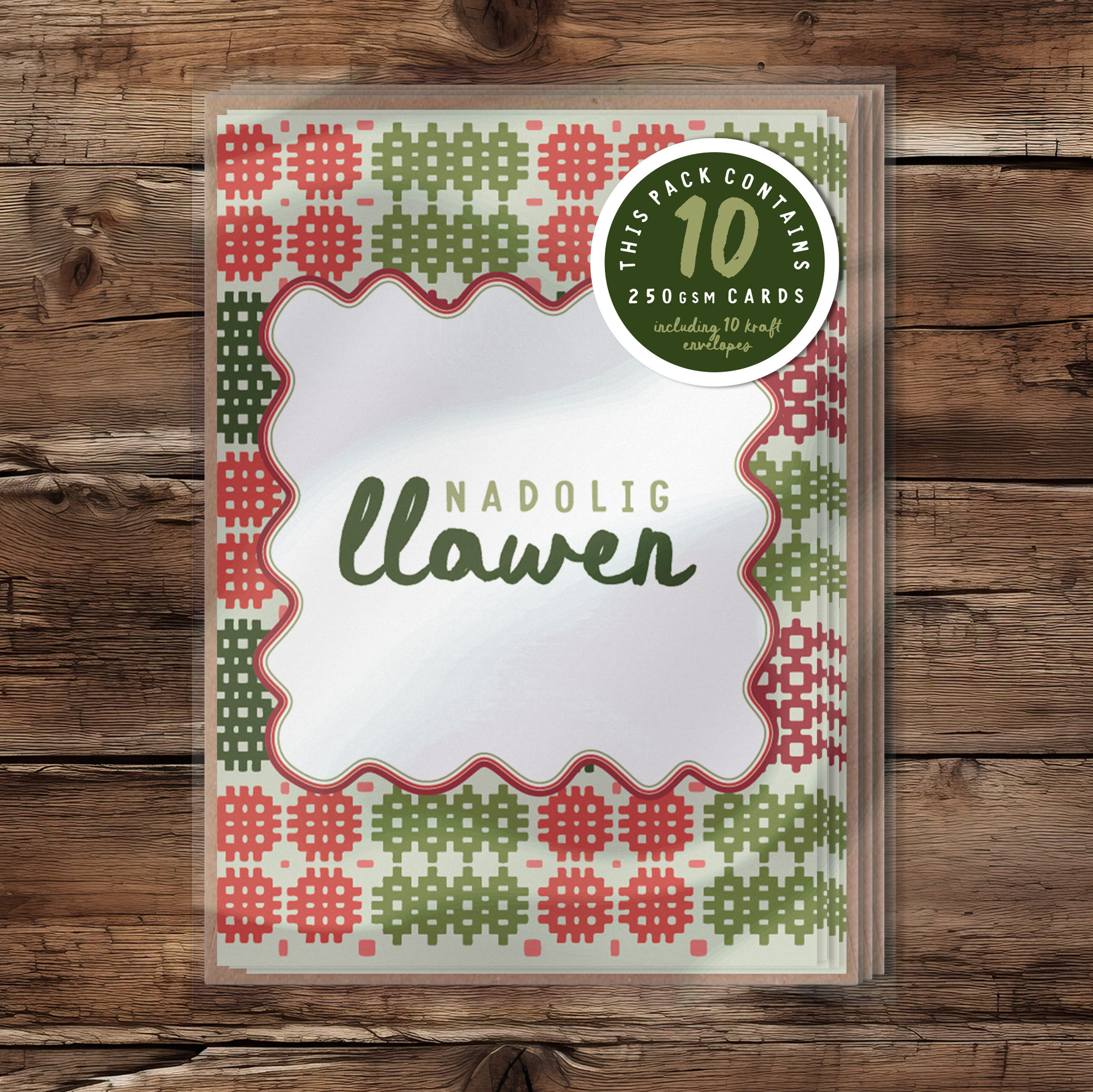 Christmas Tapestry A7 Card Pack
