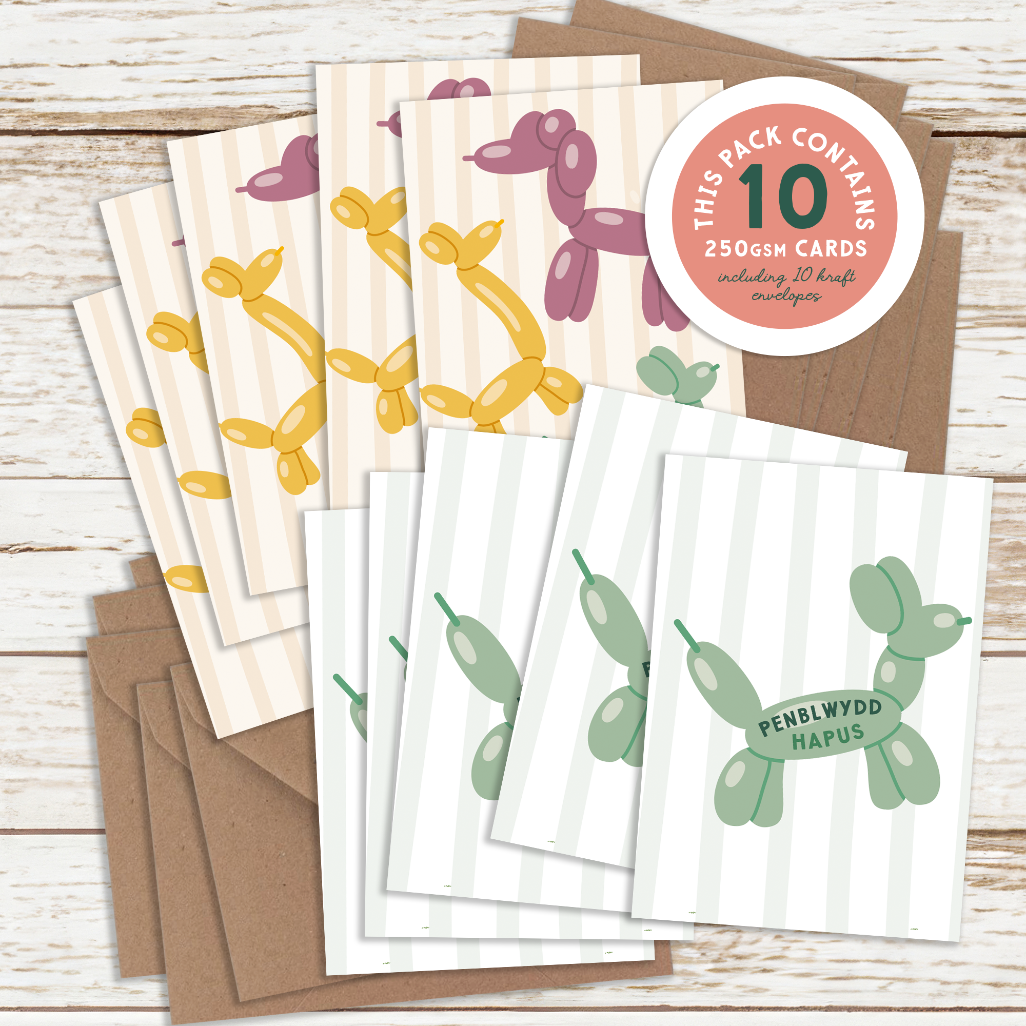 Balloon Animals A7 Card Pack