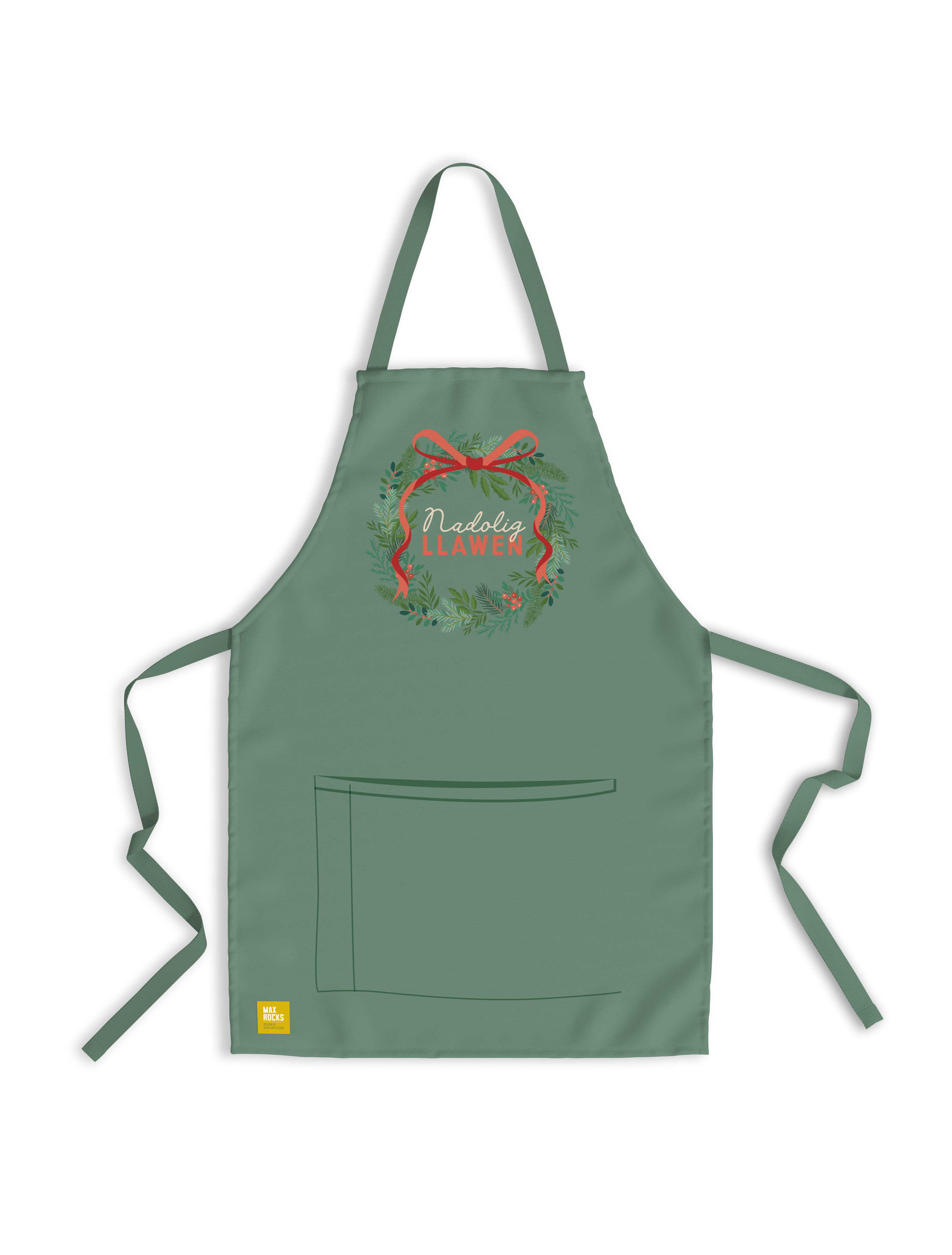 Leafy Wreath Apron