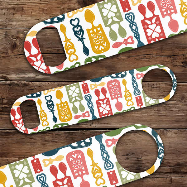Welsh Lovespoons bottle opener