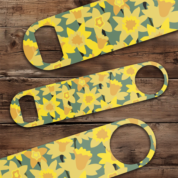 Daffodil field bottle opener