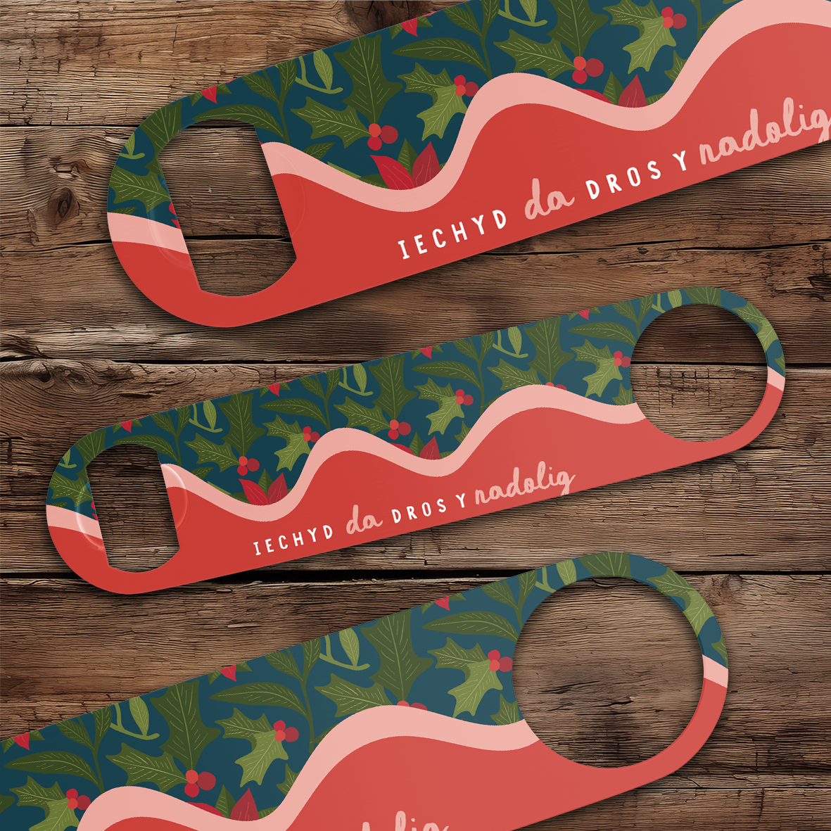 Christmas cheer Bottle Opener