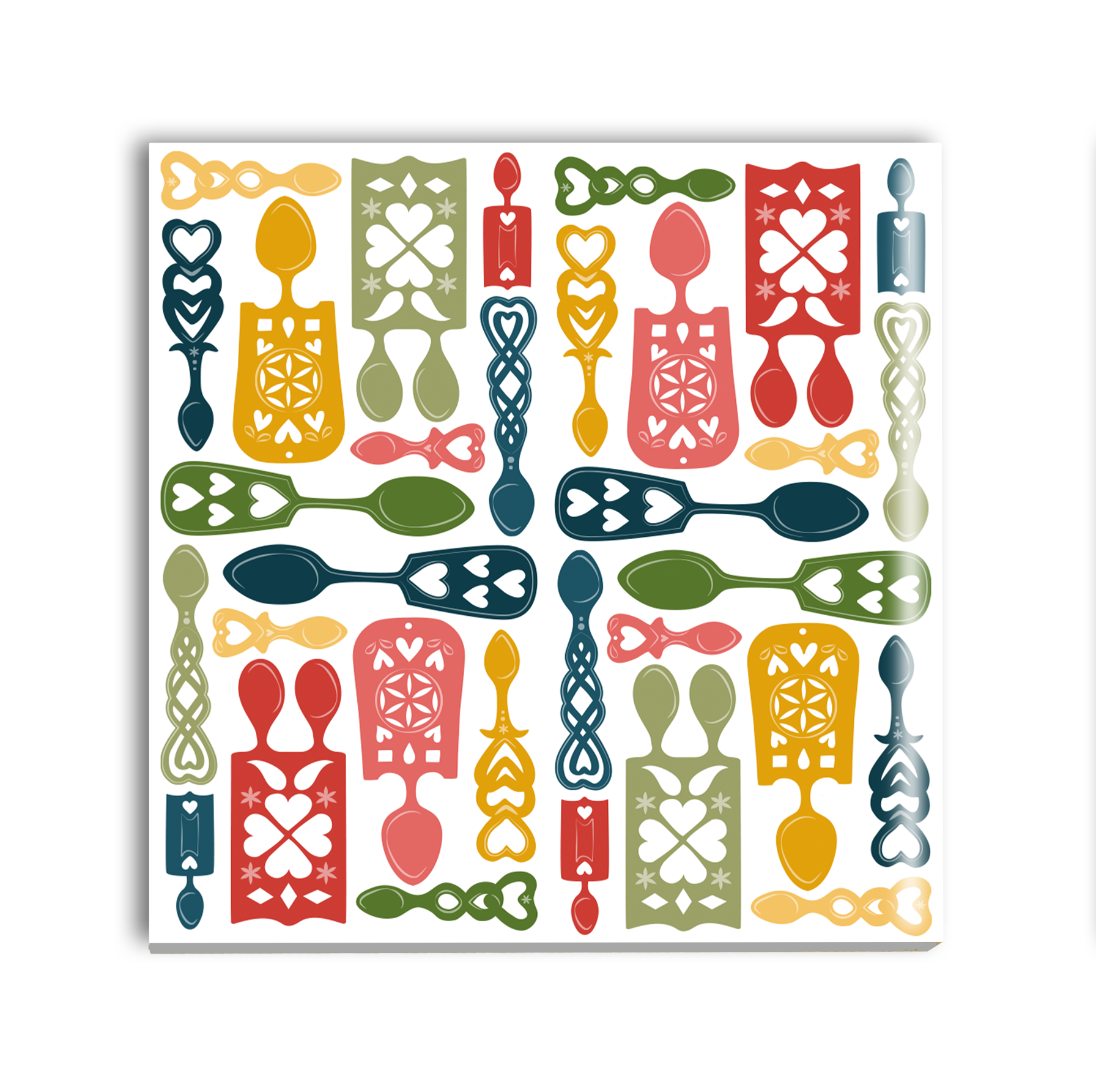 Welsh Lovespoons Coaster