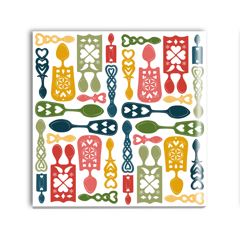 Welsh Lovespoons Coaster