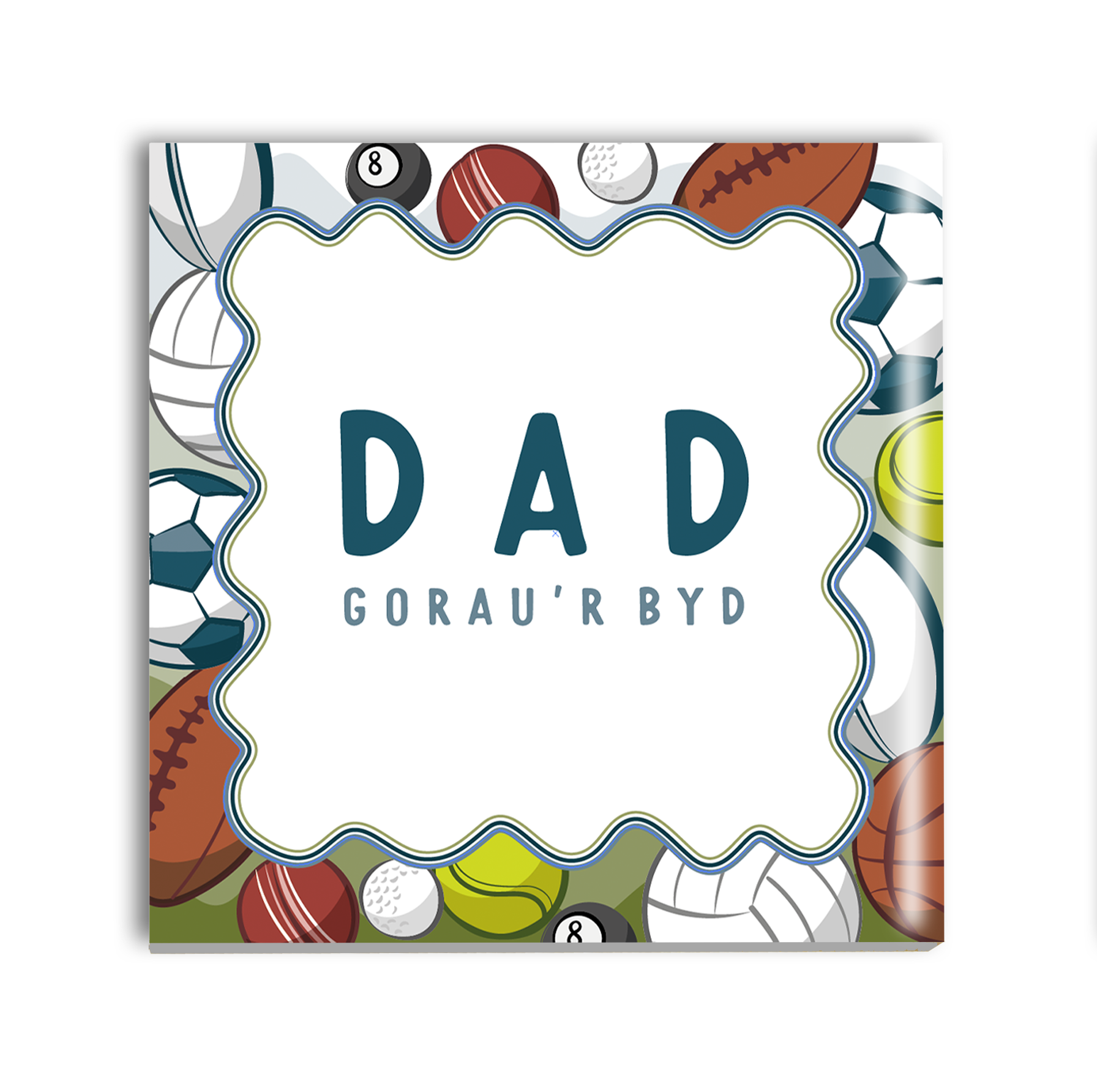 Dad ball sports Coaster