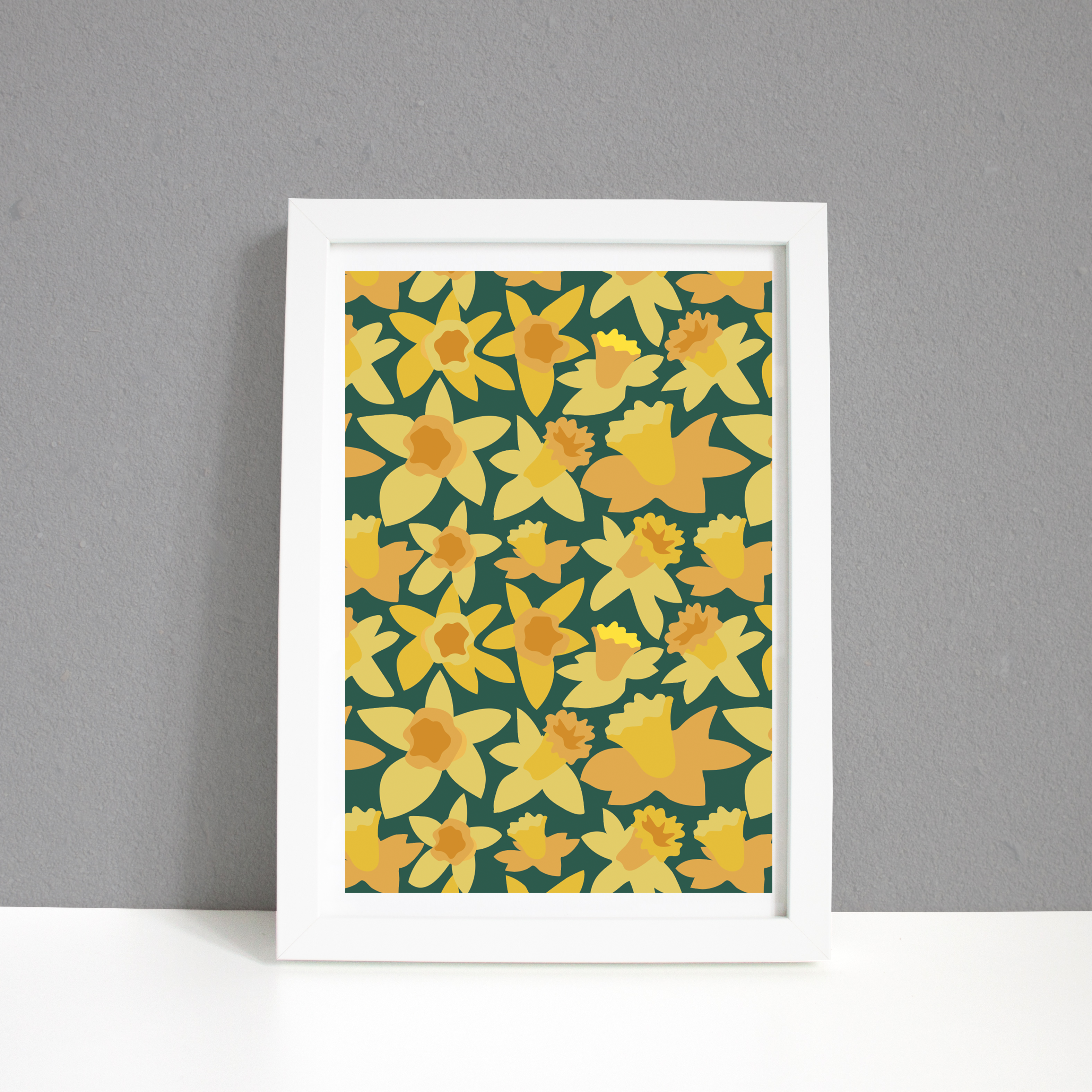 Daffodil blossom A4 Print / FRAMED AND UNFRAMED