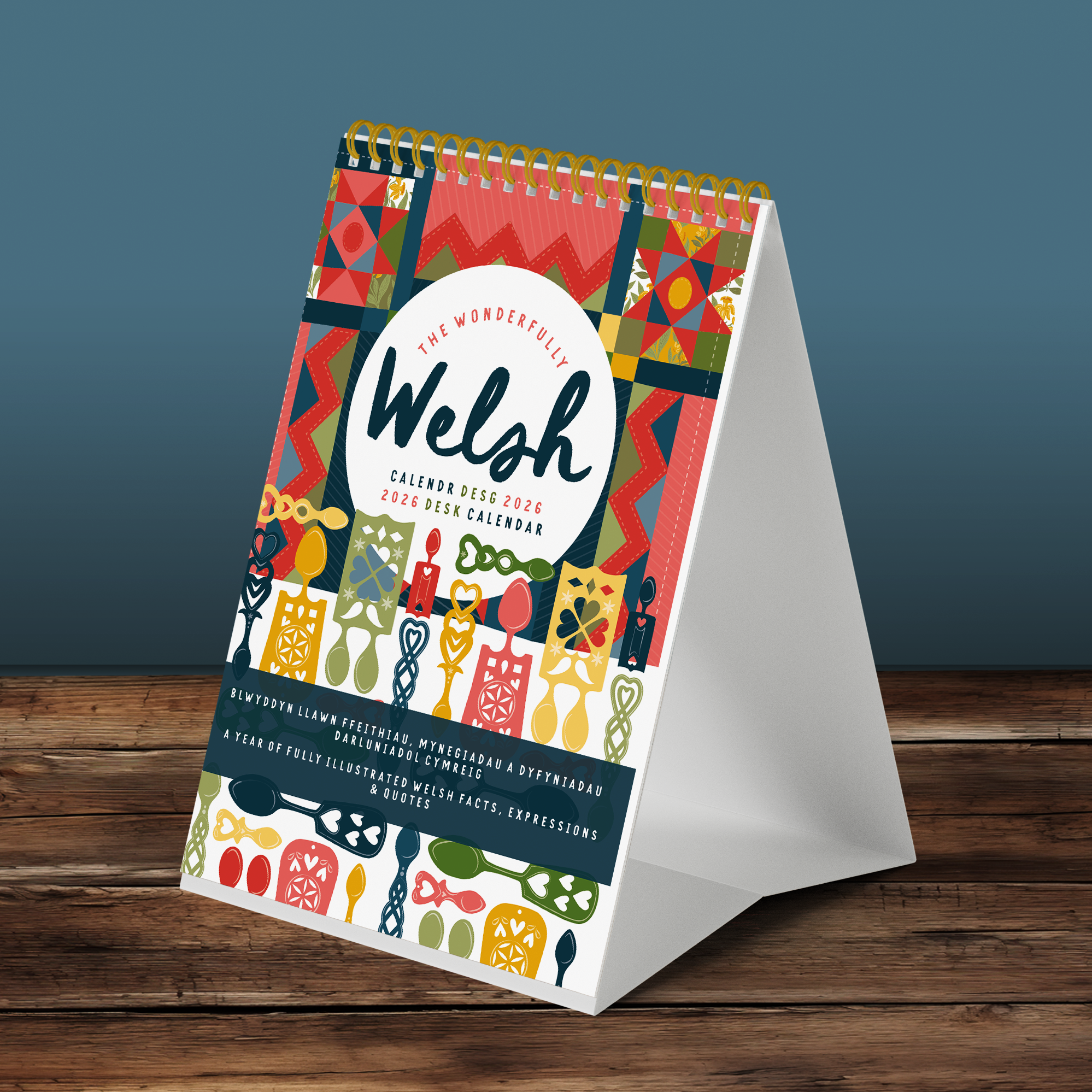 Desk and Wall Calendar / Calendrau Desg & Wal 2026