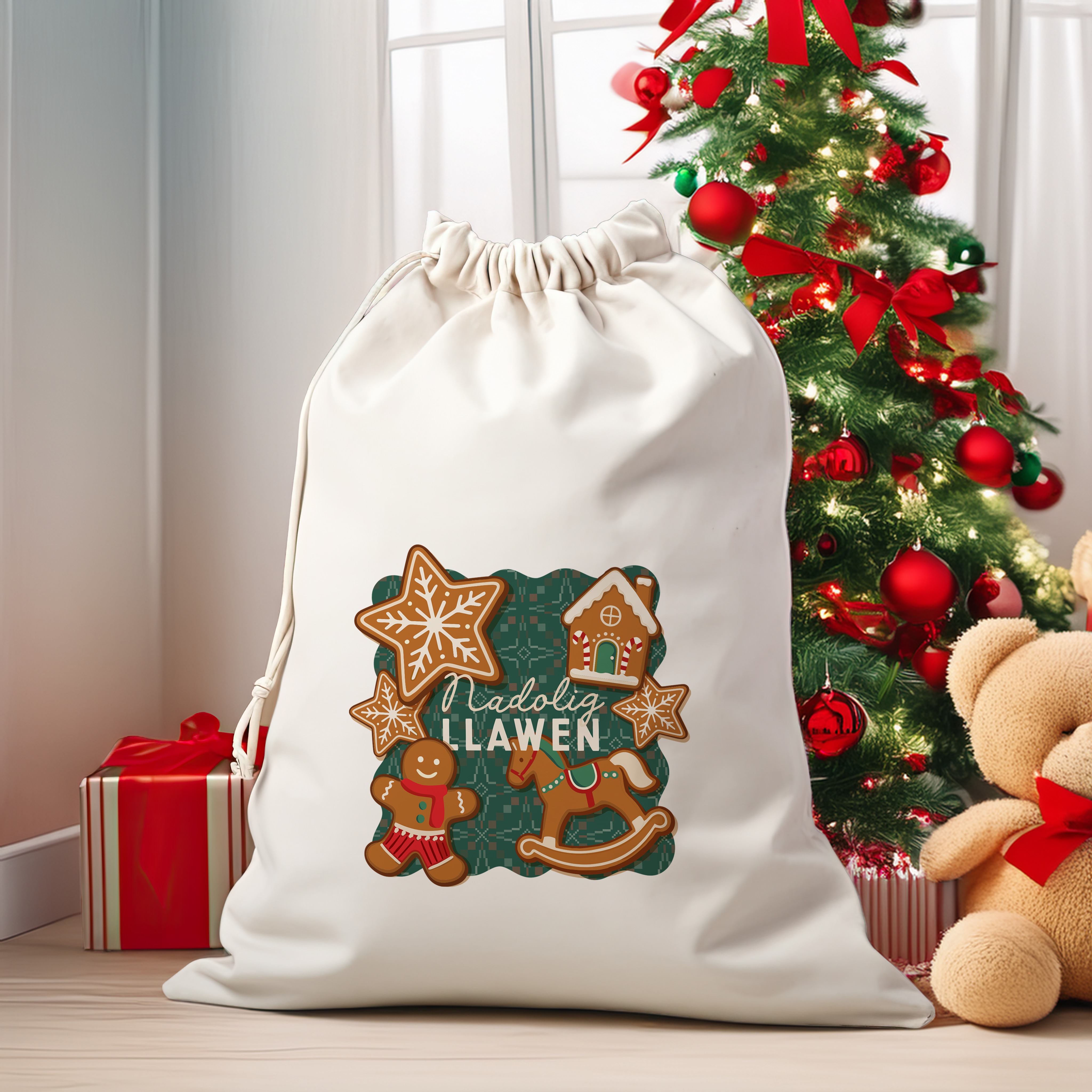 Gingerbread biscuits sack