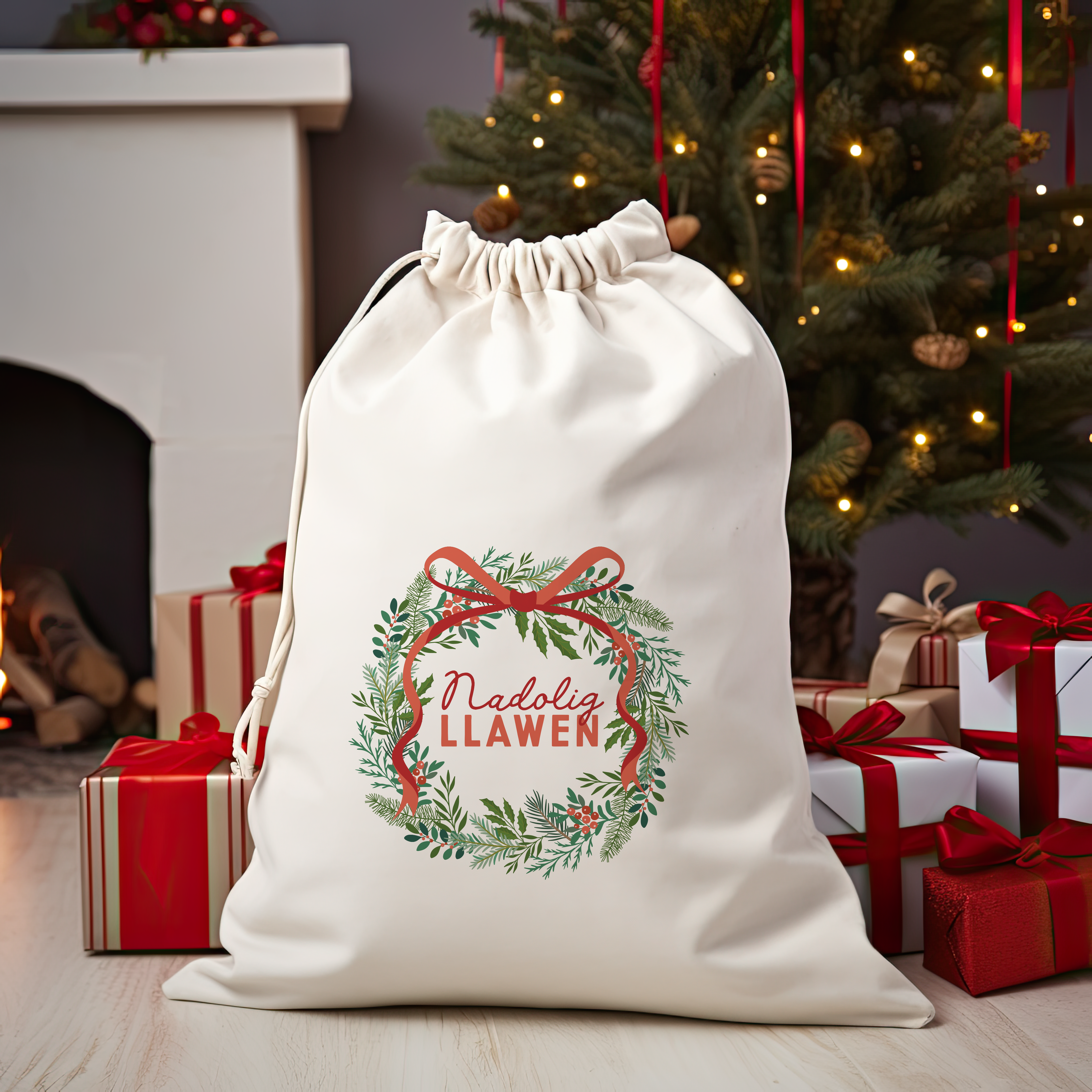 Leafy wreath sack