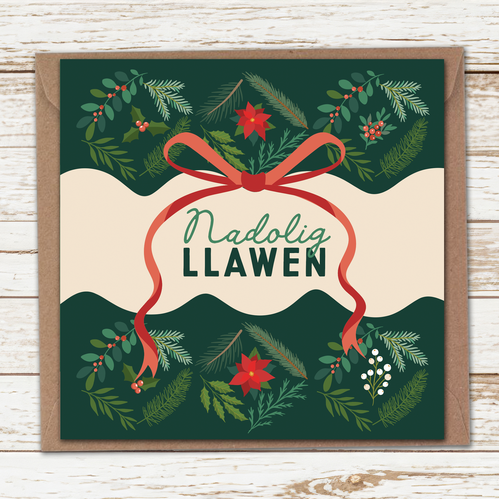 Llawen diamonds card