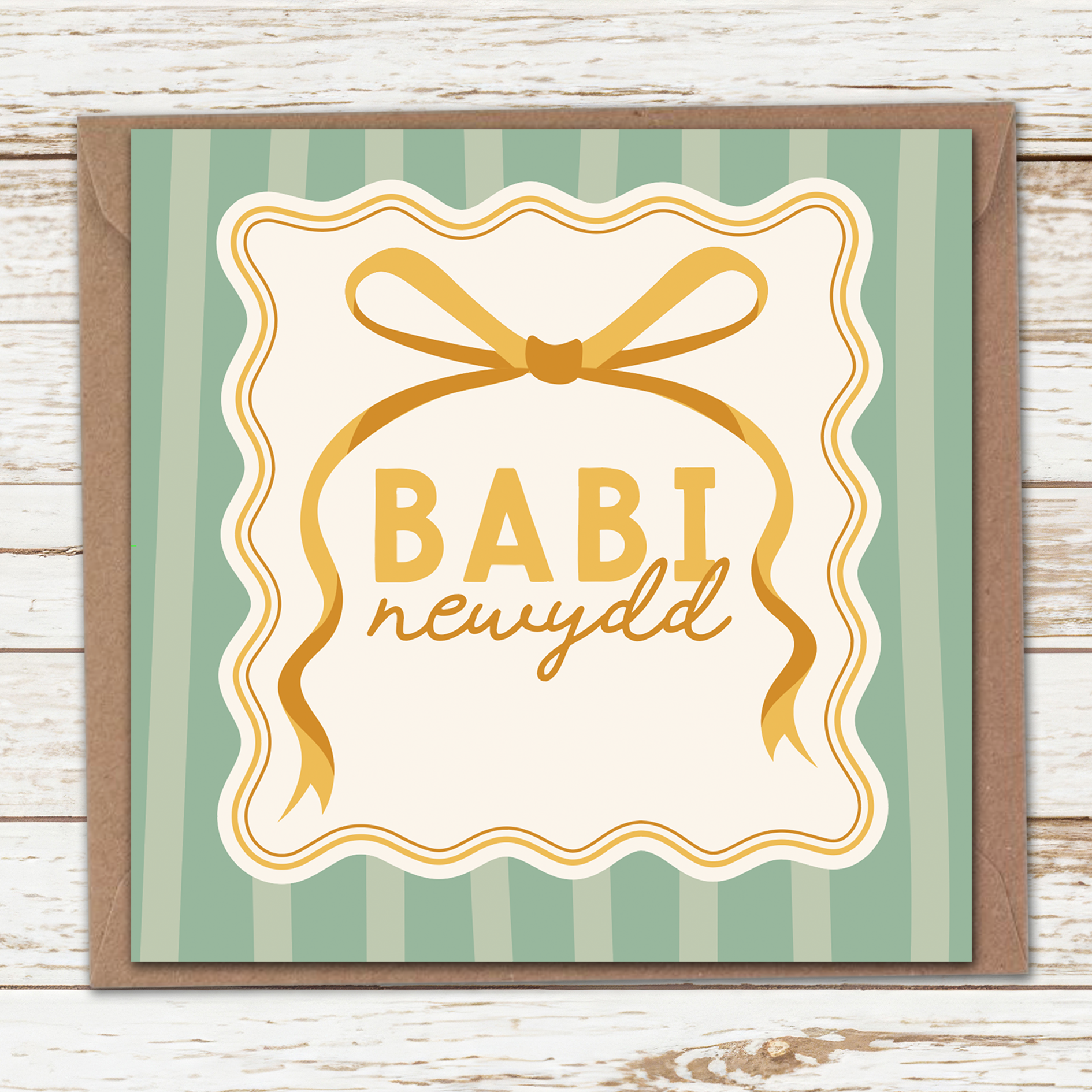 Babi bow card