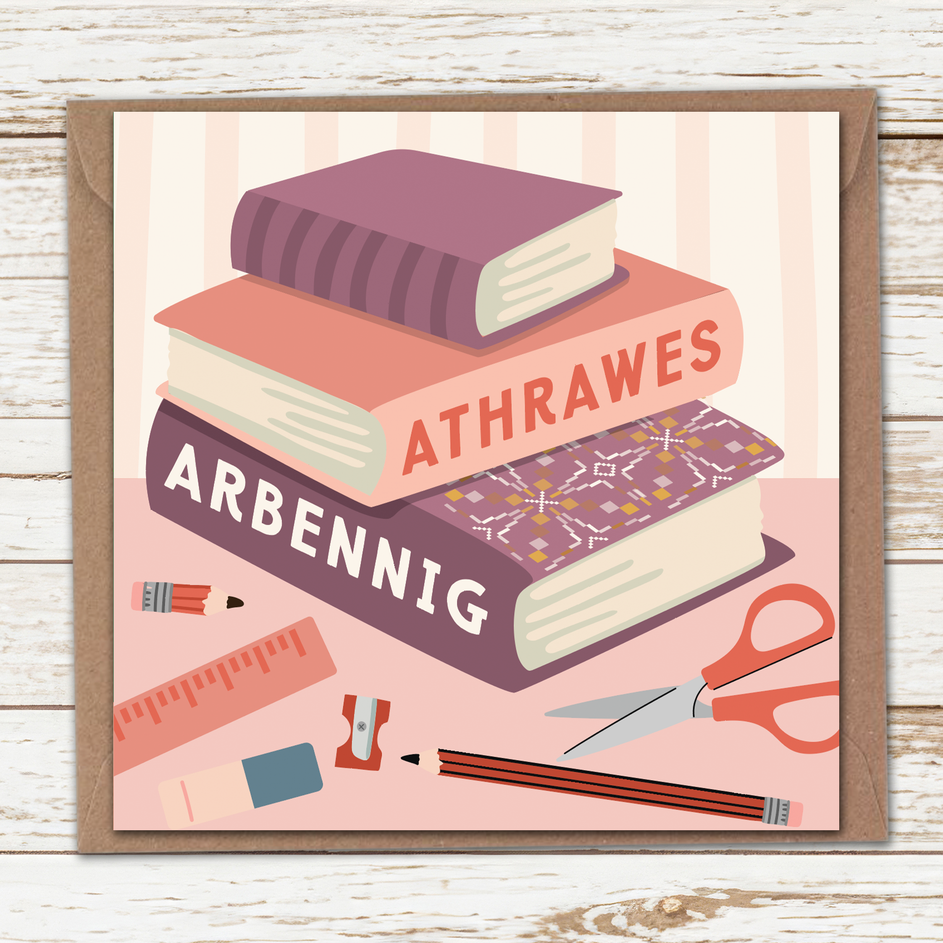 Athrawes desk card