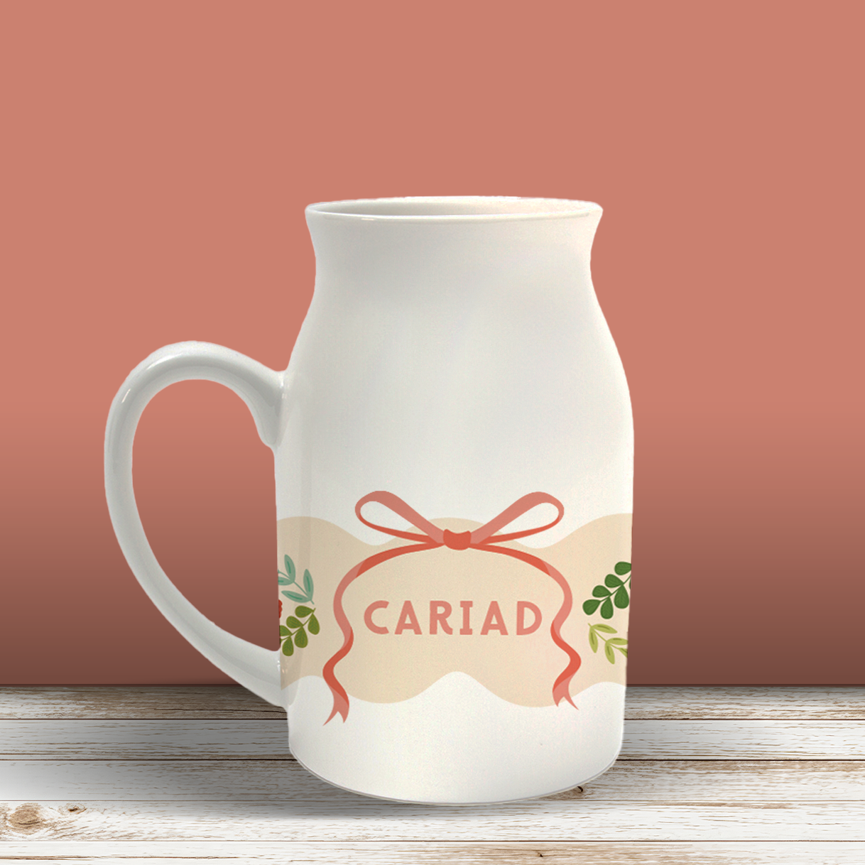 Cariad Blooms Milk Jug