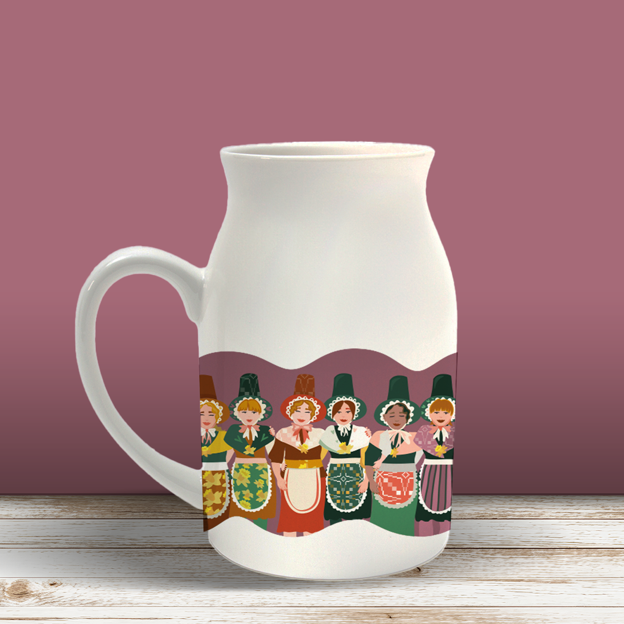 Cymru Queens Milk Jug