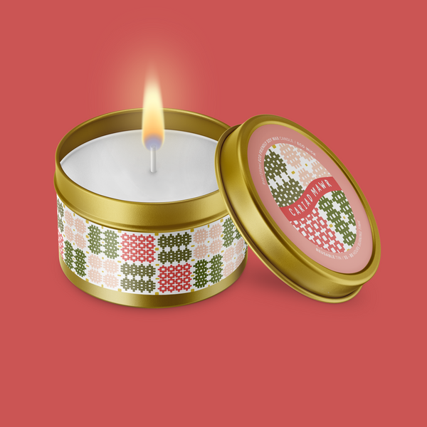 Cariad Mawr Pink Carthen Candle
