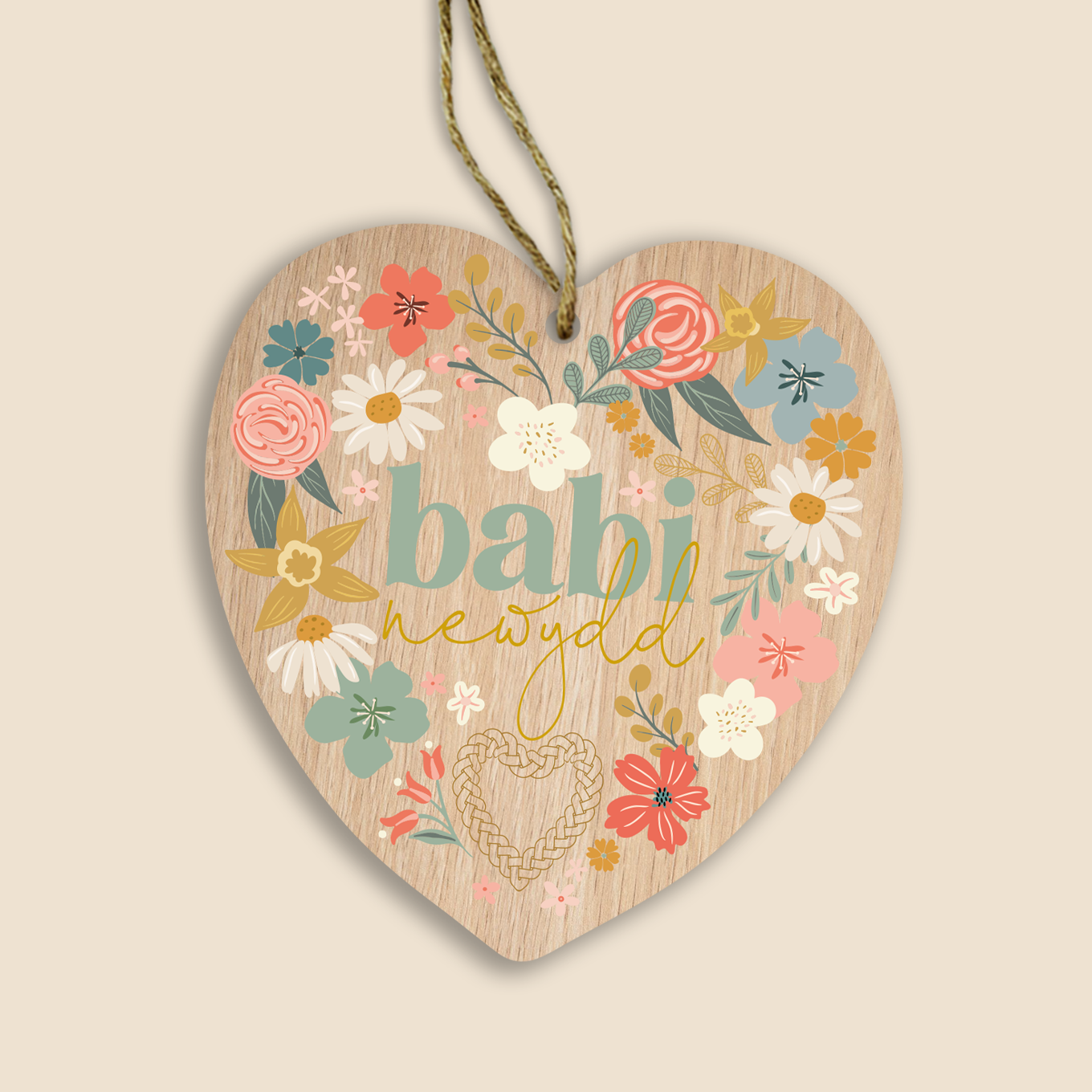 Babi bouquet Wooden Decoration