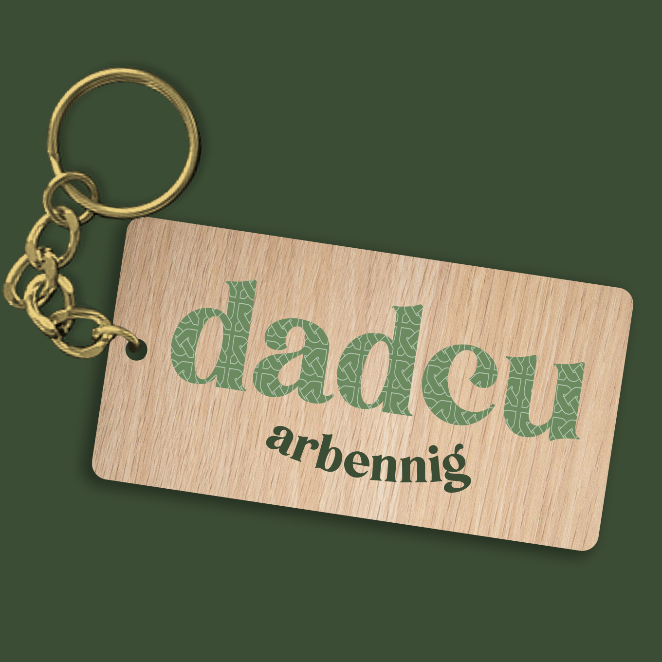Dadcu arbennig tiles keyring