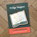 Athro arbennig (Excellent teacher - Male) Wooden Fridge Magnet