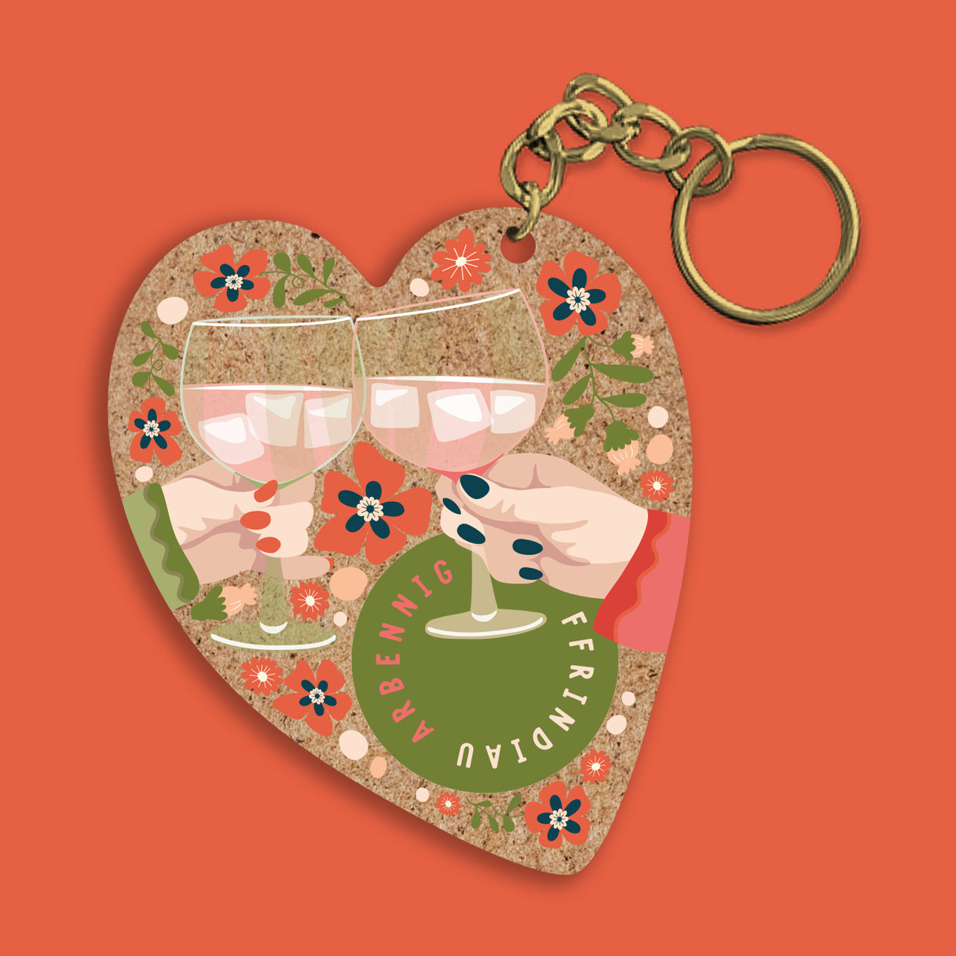 Ffrindiau Arbennig Keyring
