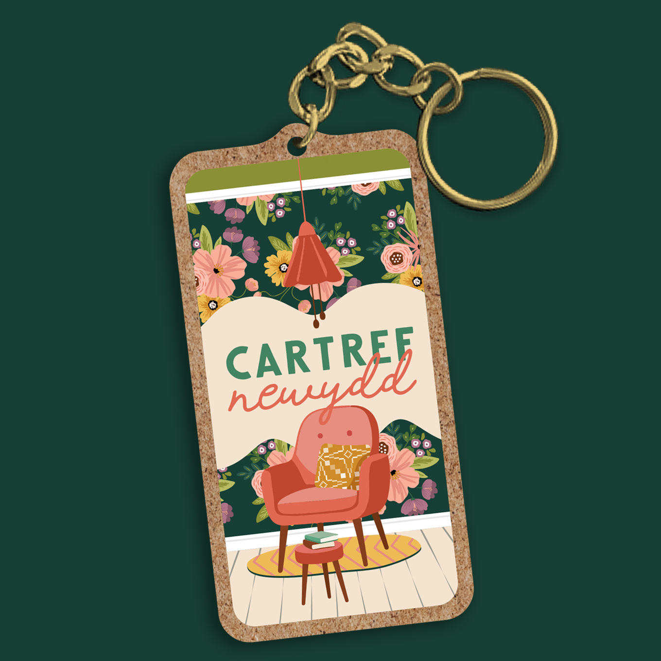 Cartref Newydd Keyring