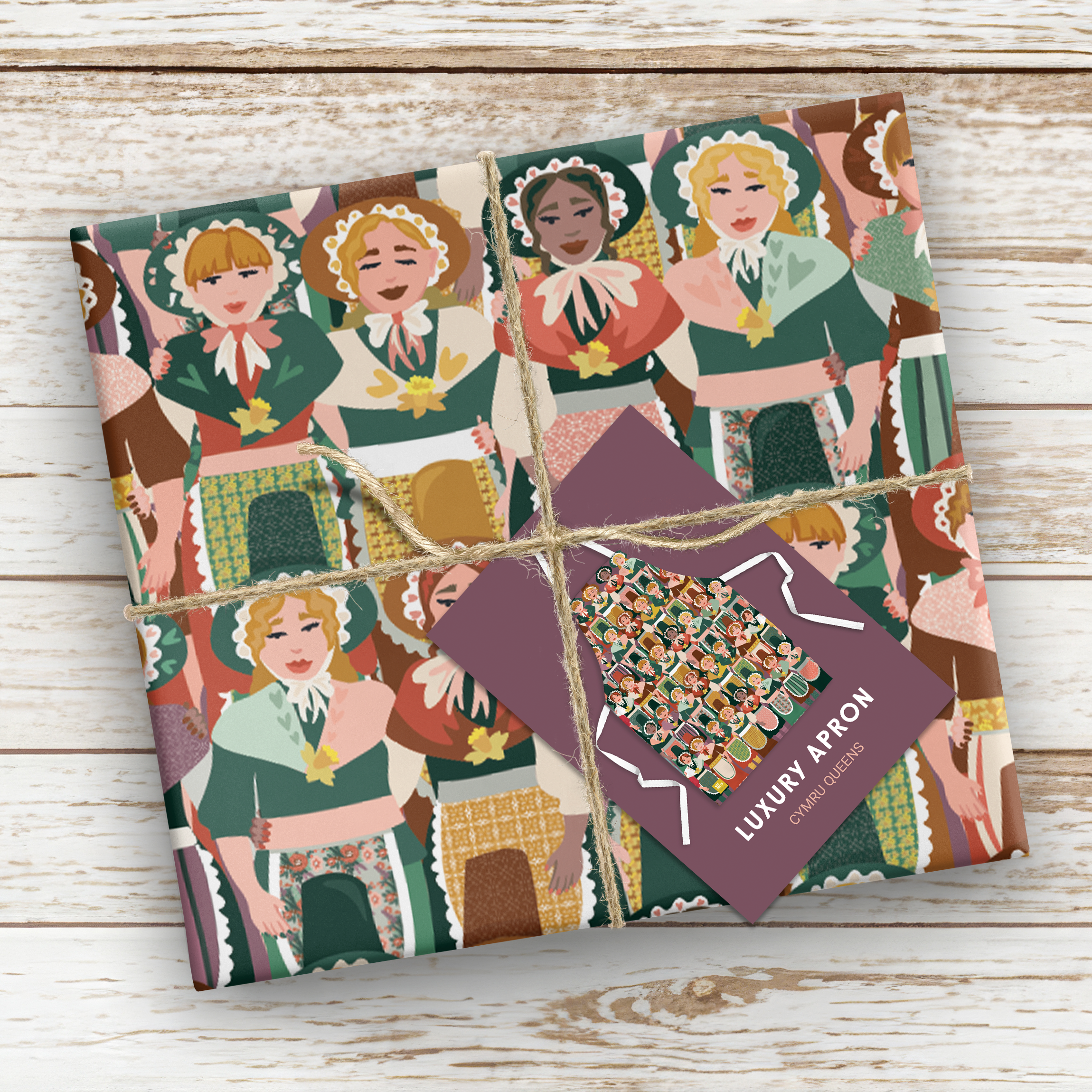 Cymru Queens Apron