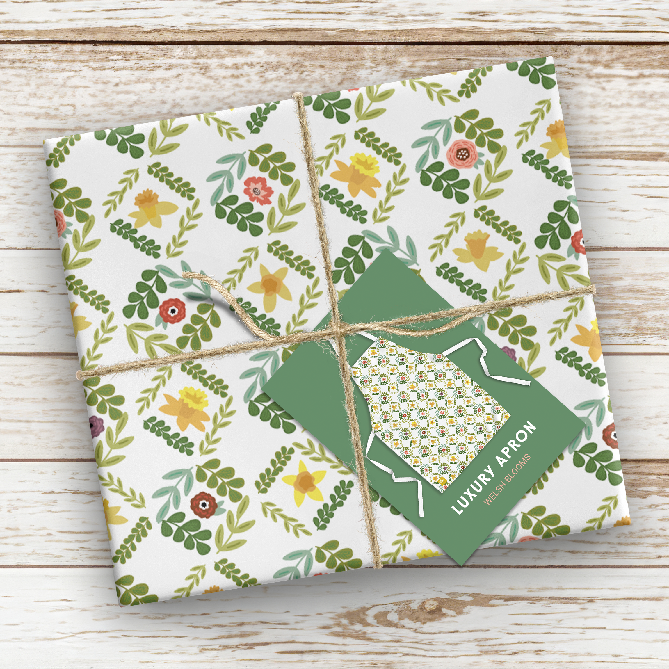 Welsh Blooms Apron