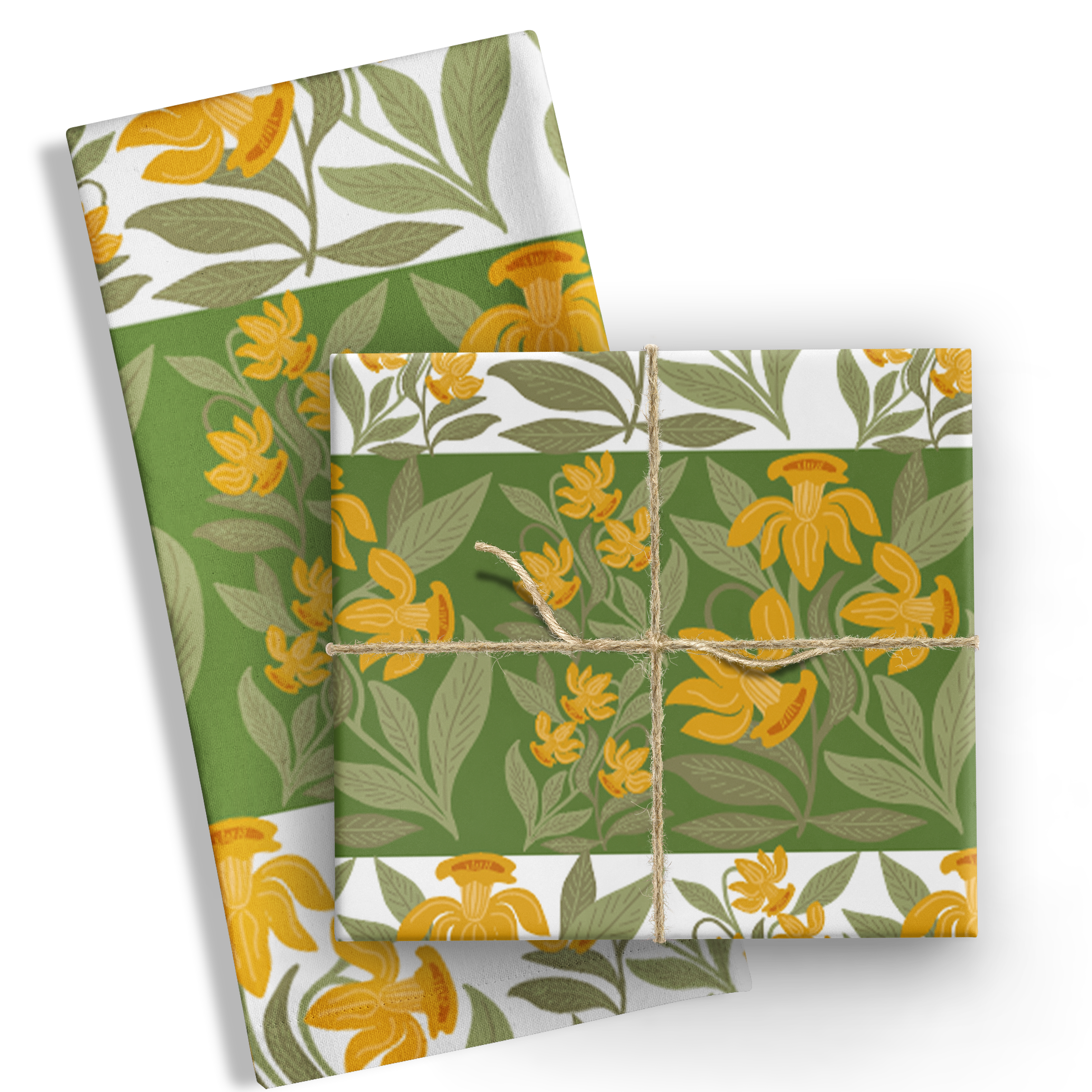 Daffoldil Bloom Tea towel