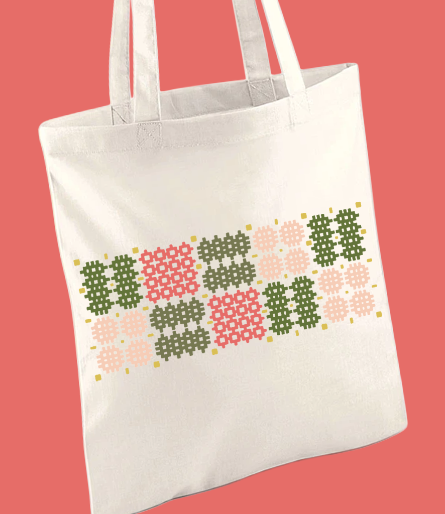 Carthen Pink Tote Bag