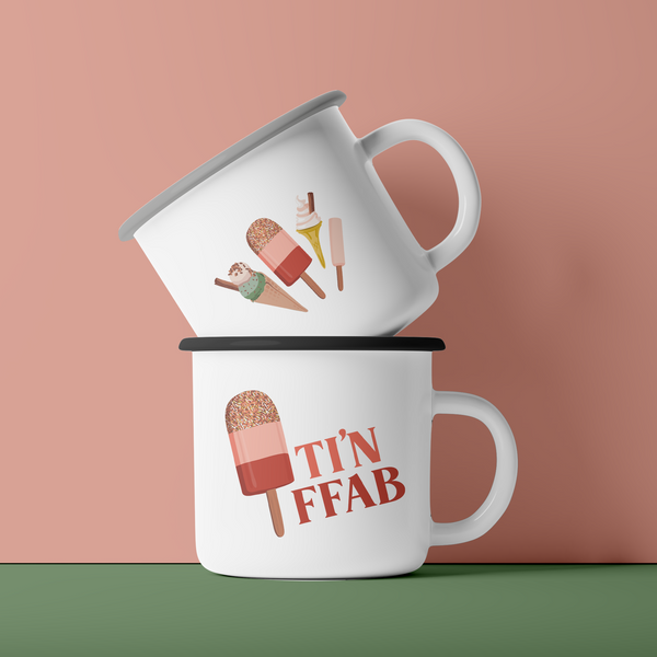 Ti’n Ffab Mug / Enamel or ceramic