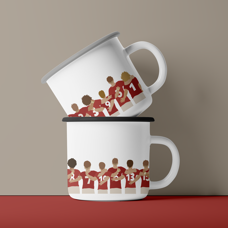 Game of Rugby Mug / Enamel or ceramic