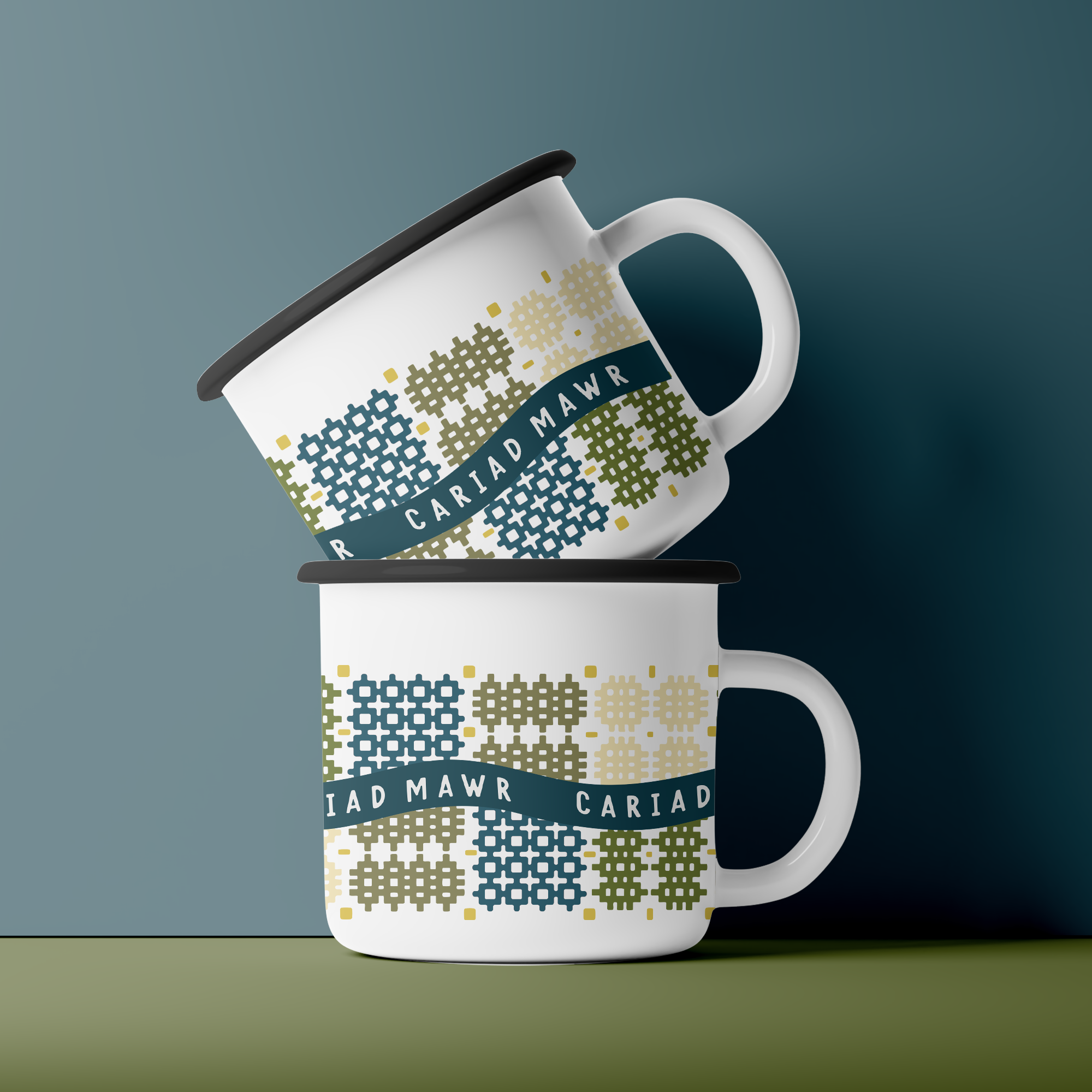 Carthen Navy Mug / Enamel or Ceramic