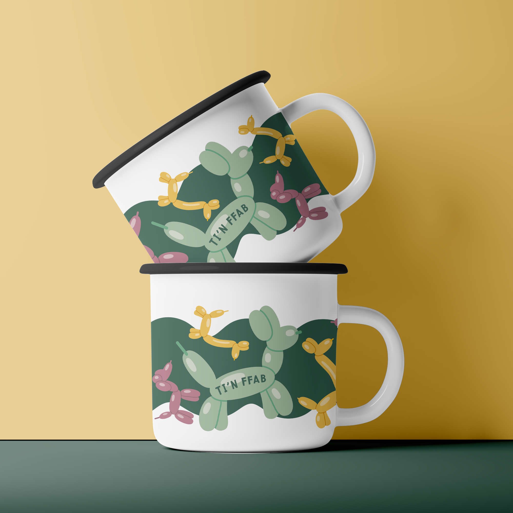 Ti'n Ffab Balloon Mug